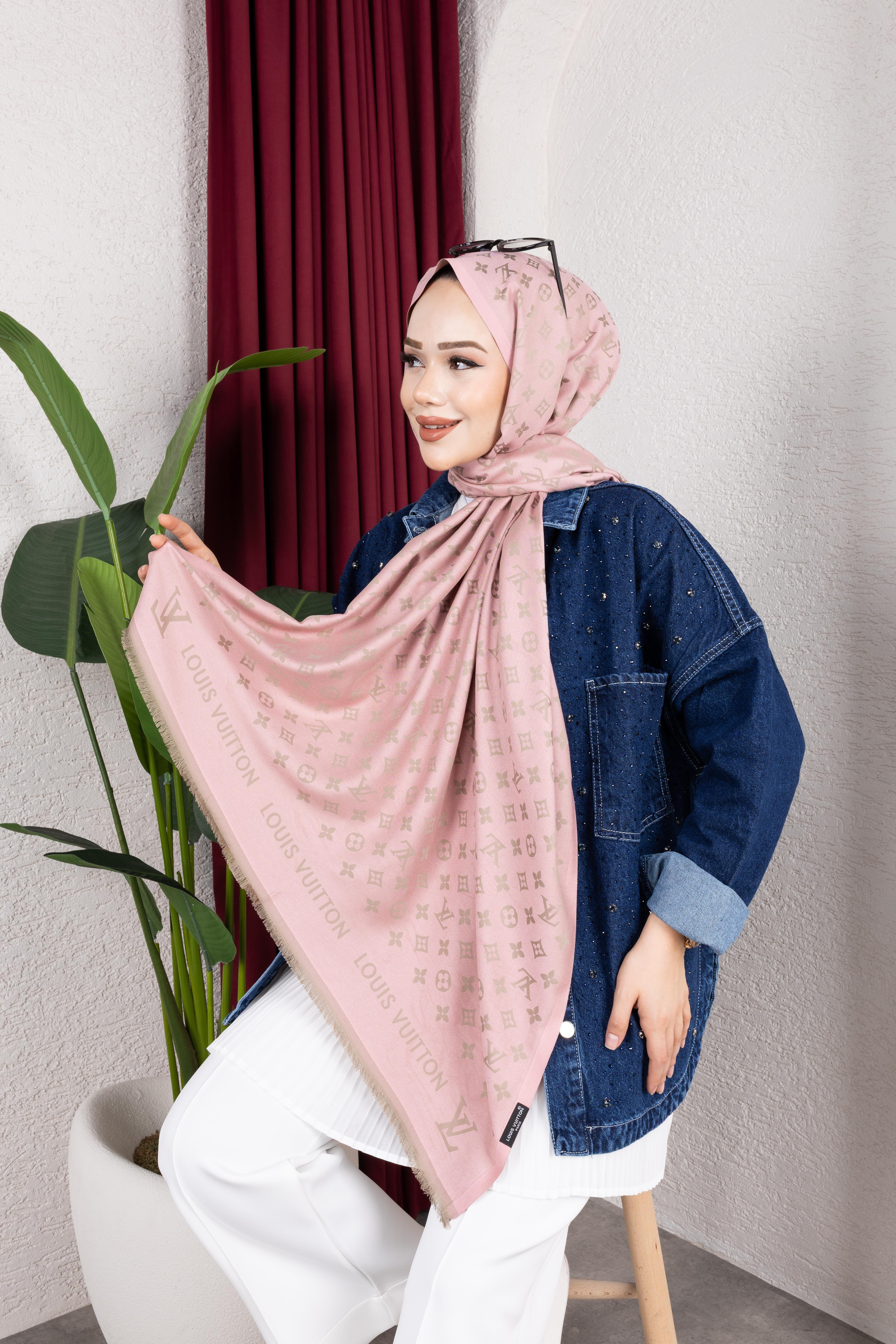 LV Pamuk Şal | Pembe