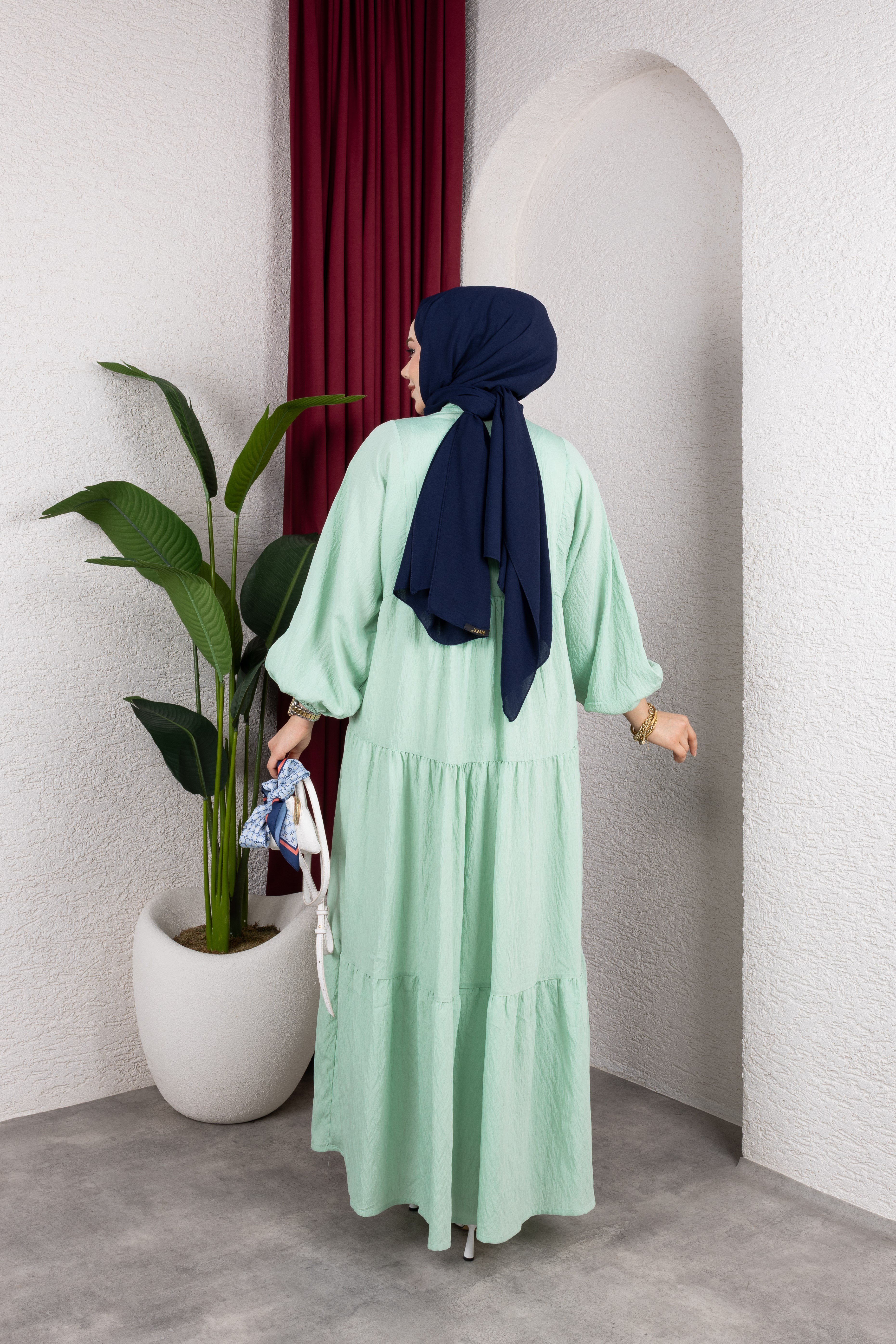Mira Elbise | Mint Yeşili
