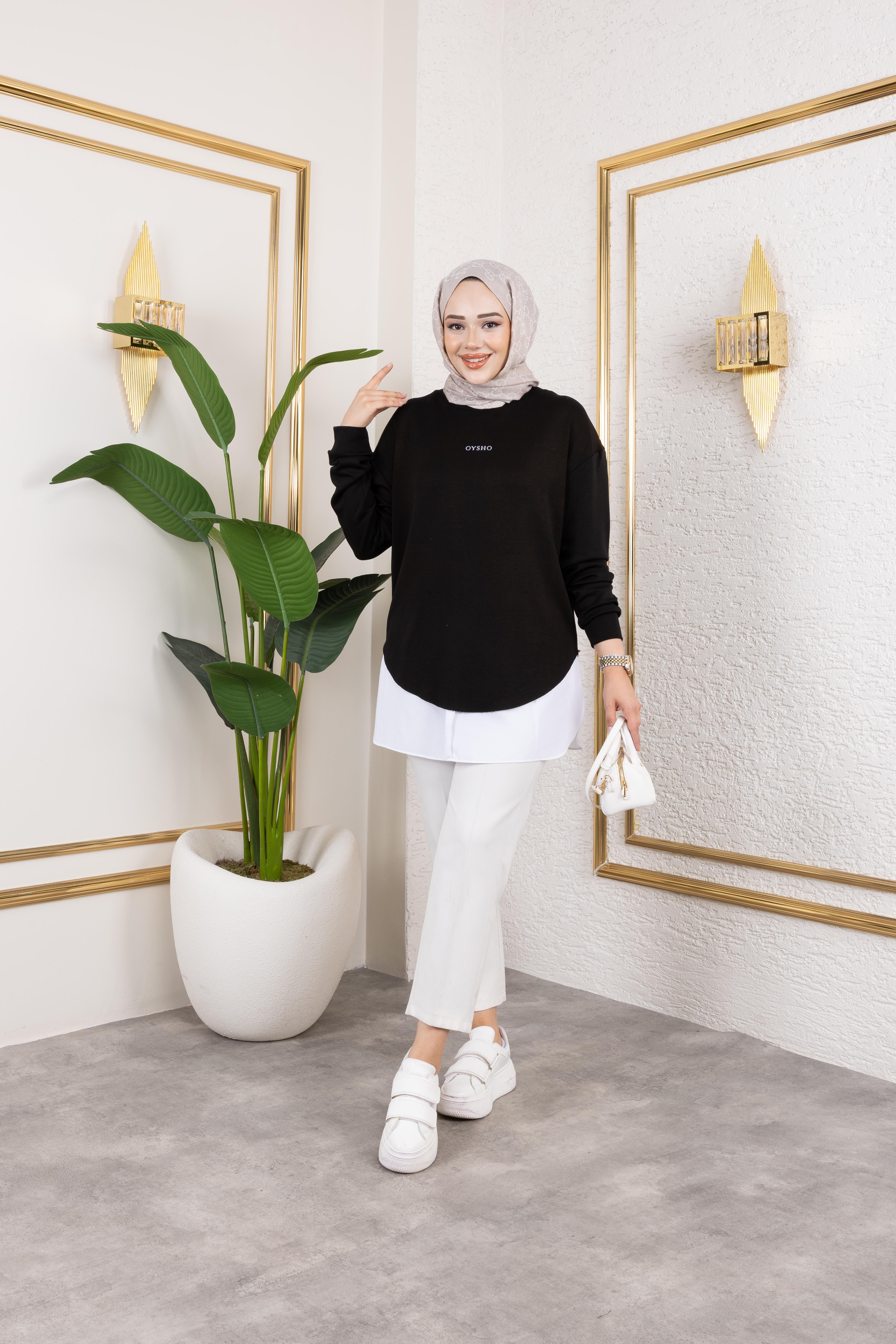 Oysho Sweat Modal Kumaş Siyah