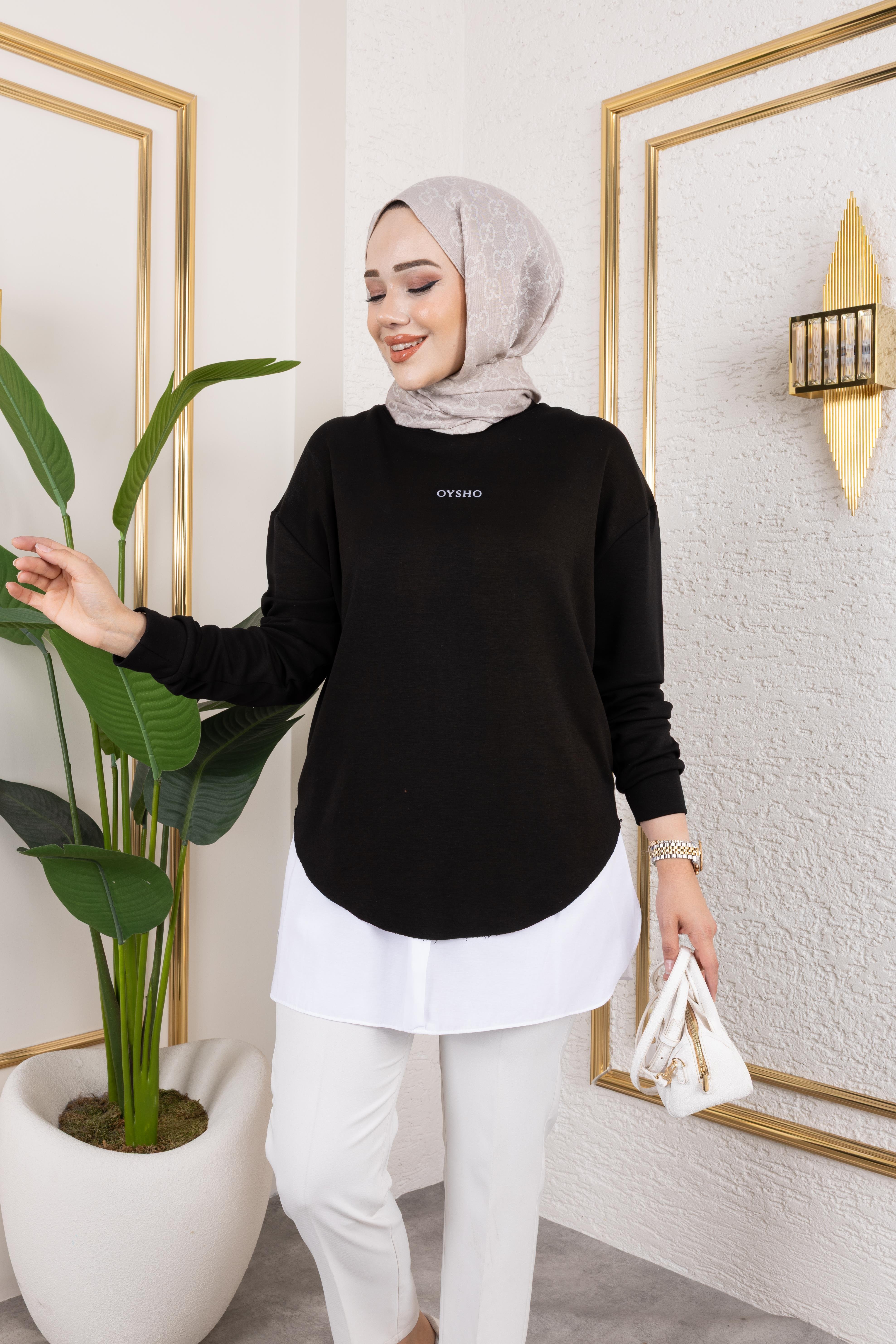 Oysho Sweat Modal Kumaş Siyah