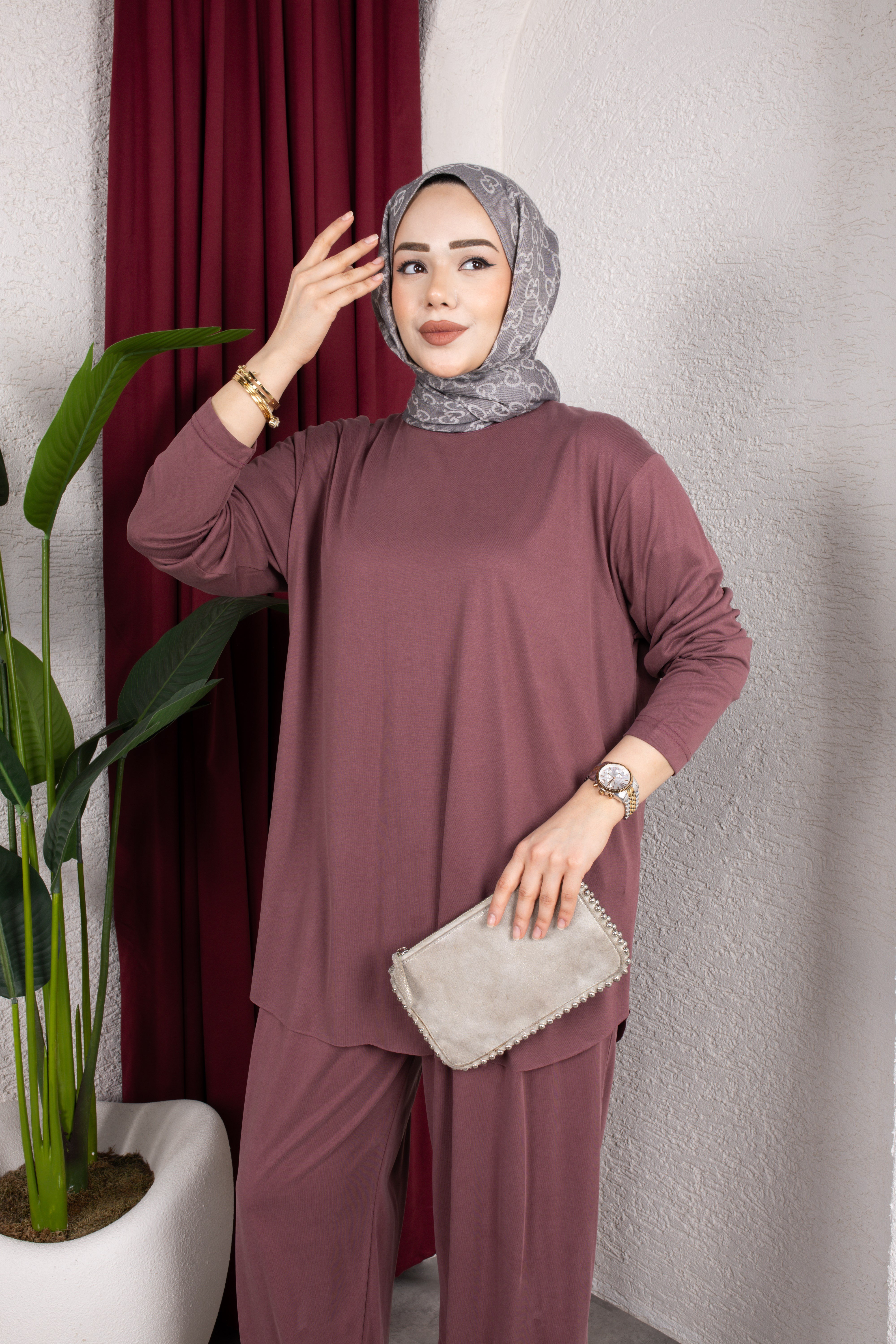 Şalvar Takım | Mürdüm