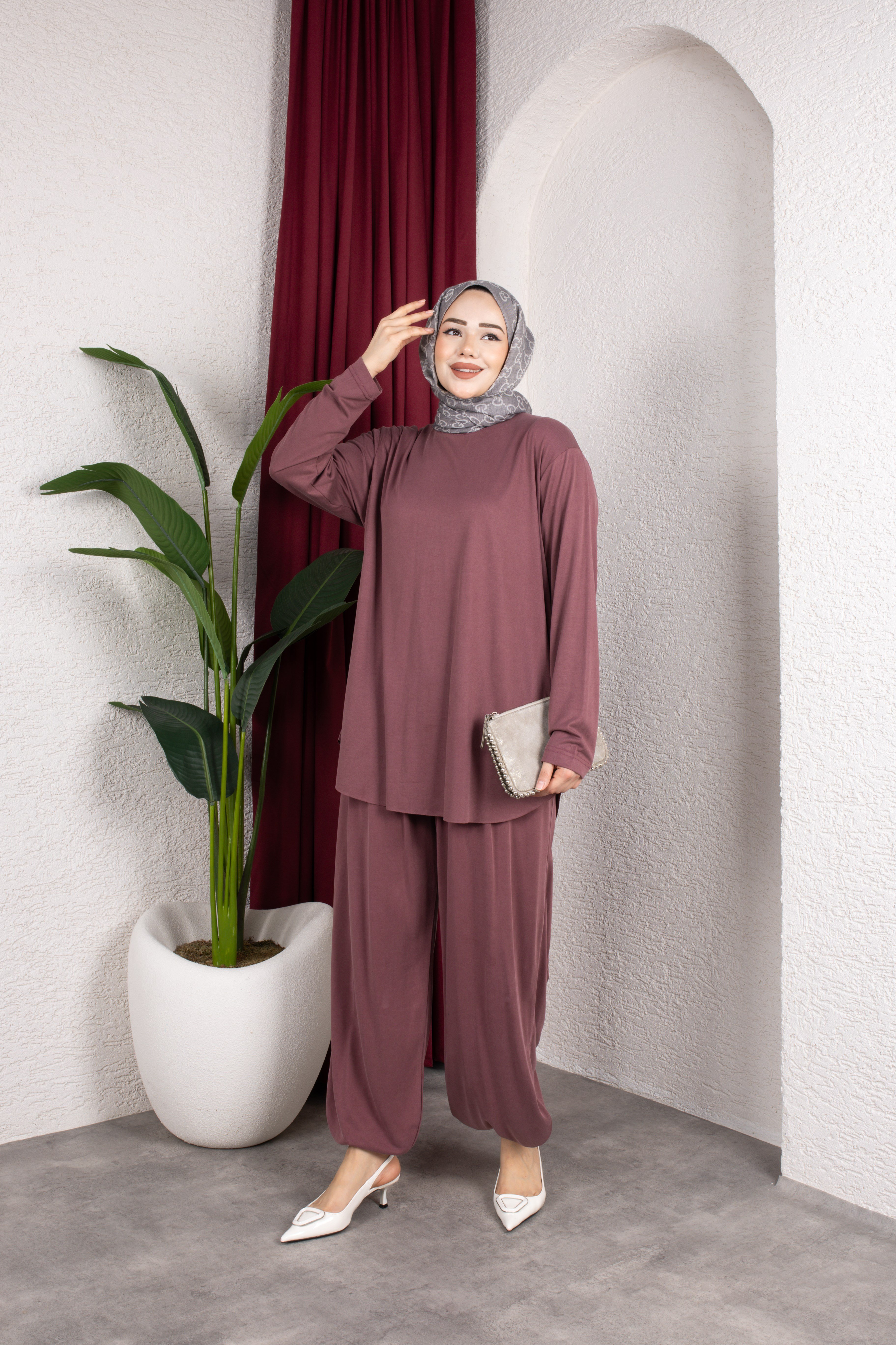 Şalvar Takım | Mürdüm