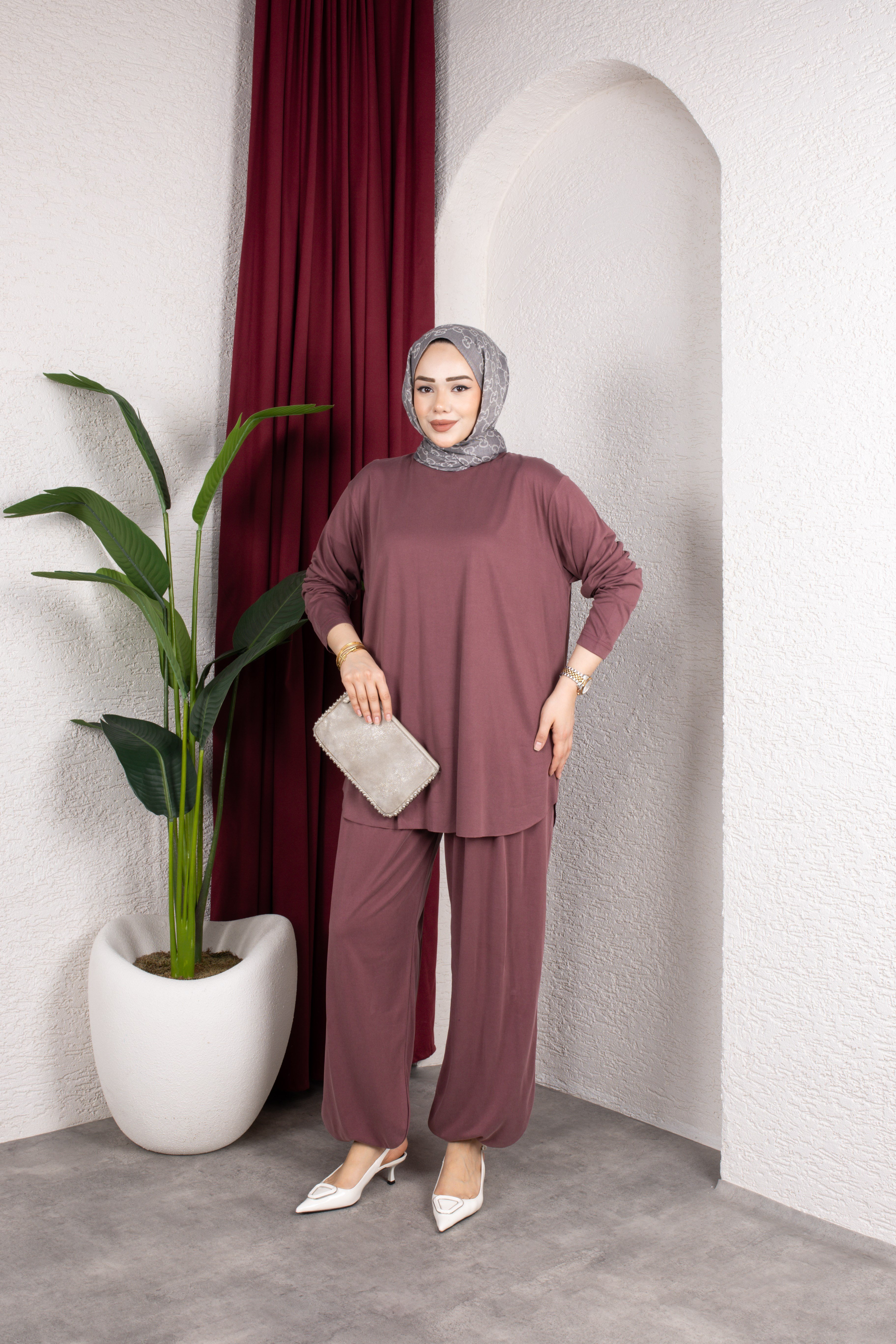Şalvar Takım | Mürdüm
