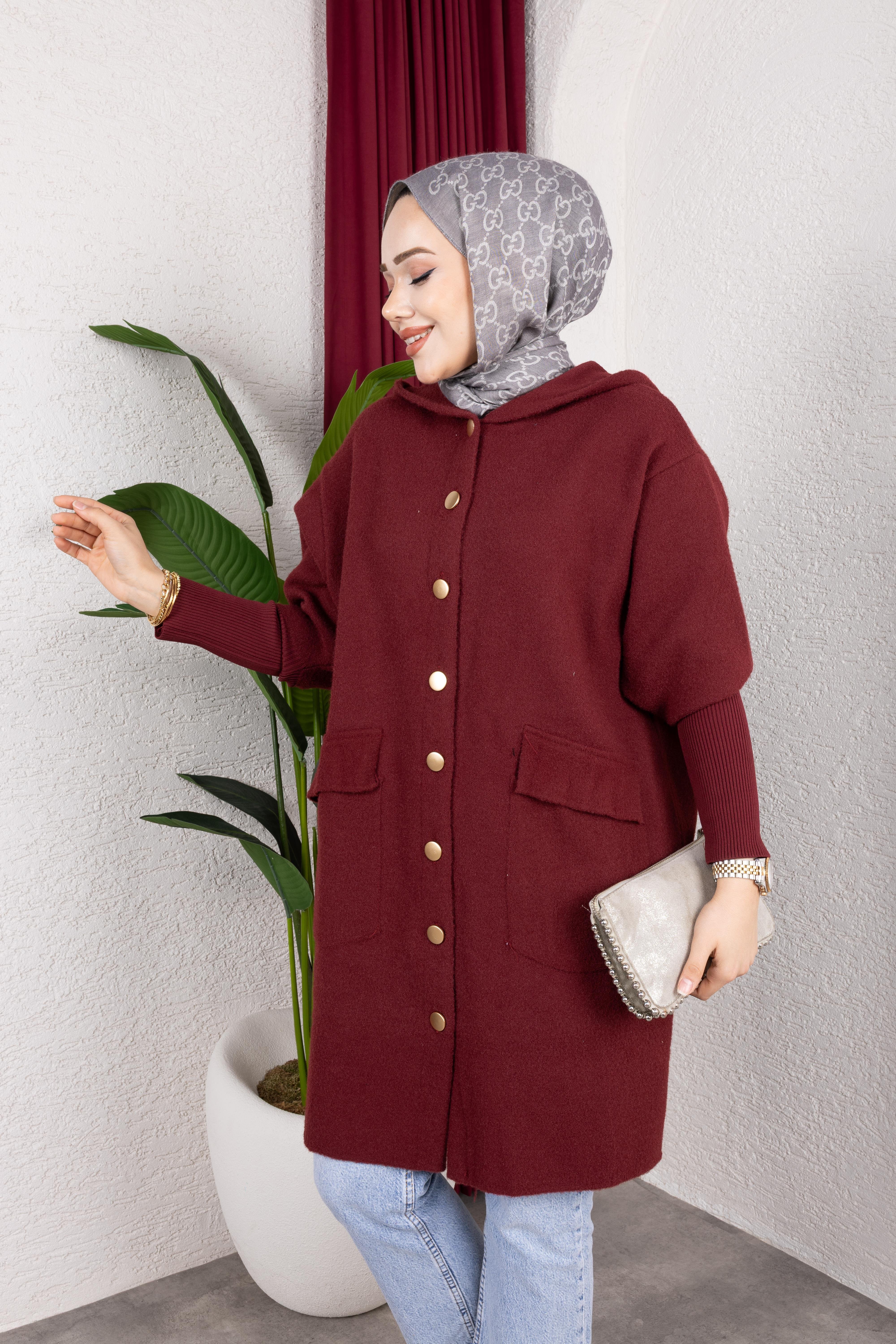 Yumoş Hırka | Bordo