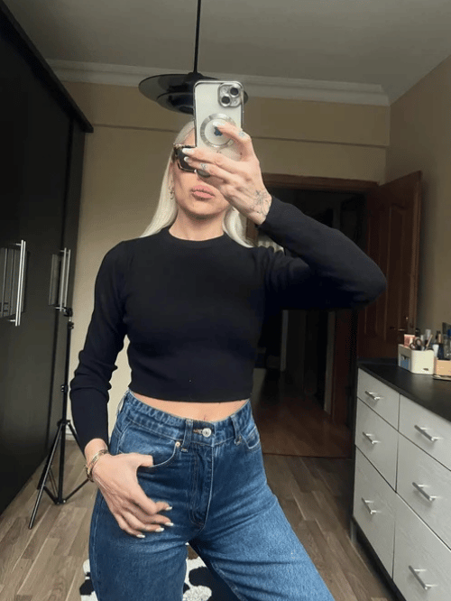 Orijinal Marka Triko Crop