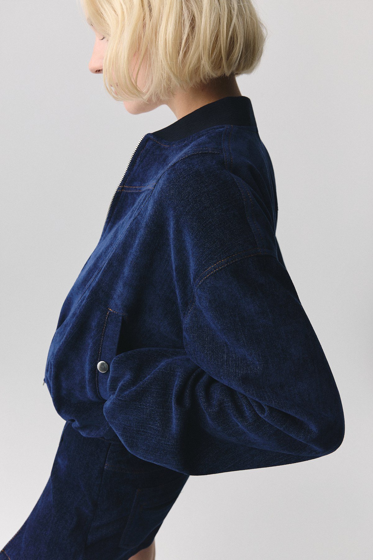 Denim Görünümlü Ceket