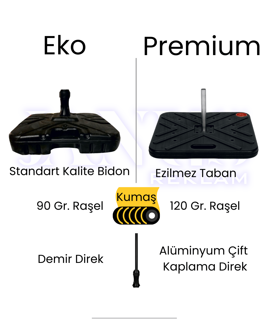 Jumbo Yelken Bayrak Set - 32 Lt