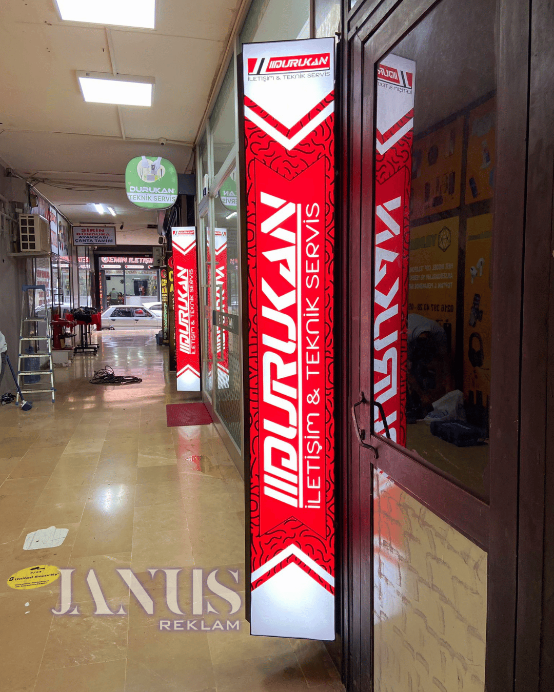 Lightbox - 8cm Profil Dış Mekan - Uzun kenar ölçüsü 100 - 200 cm arası
