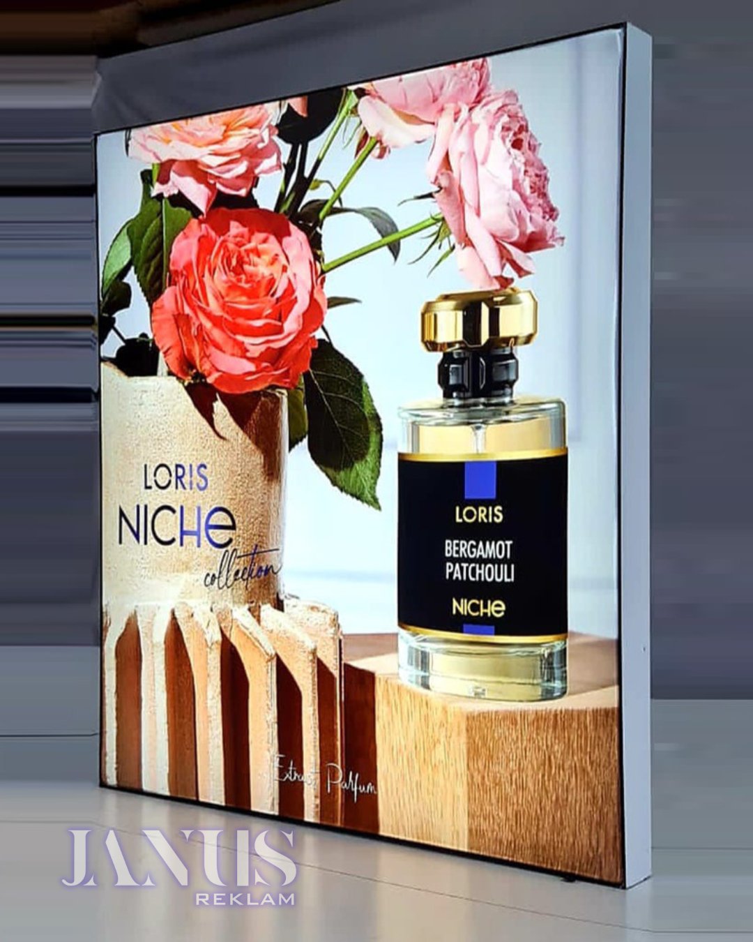 Lightbox - Çift Taraflı 10cm Profil Çift Dış Mekan - Uzun kenar ölçüsü 100 cm'e kadar
