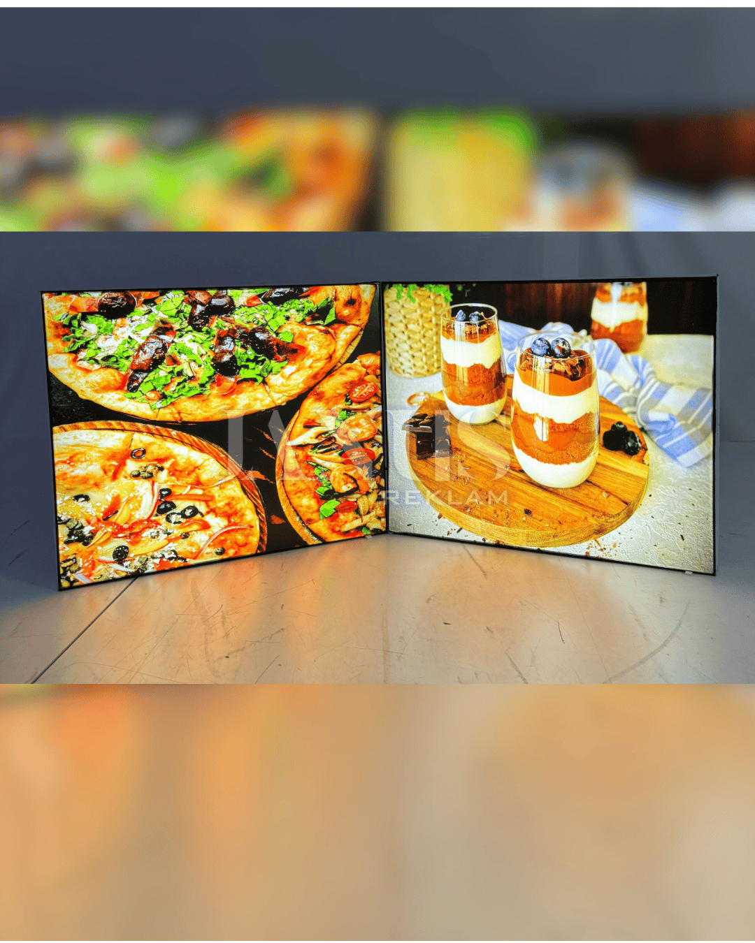 Lightbox - Çift Taraflı 10cm Profil Dış Mekan - Uzun kenar ölçüsü 100 - 200 cm arası