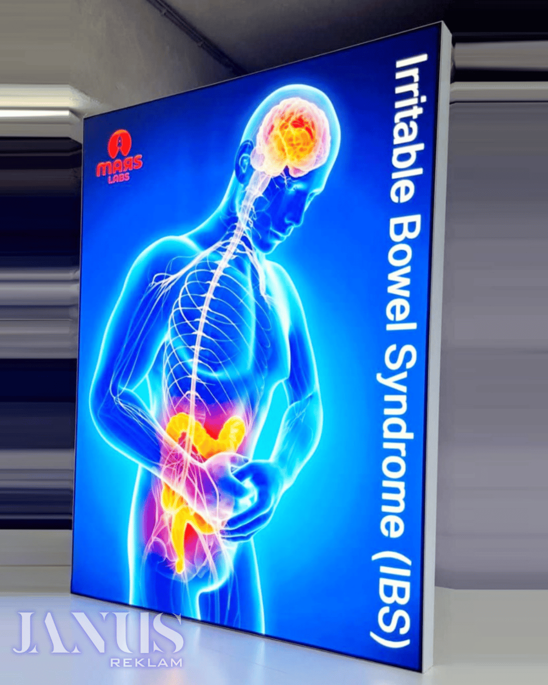 Lightbox - Çift Taraflı 10cm Profil Dış Mekan - Uzun kenar ölçüsü 100 - 200 cm arası