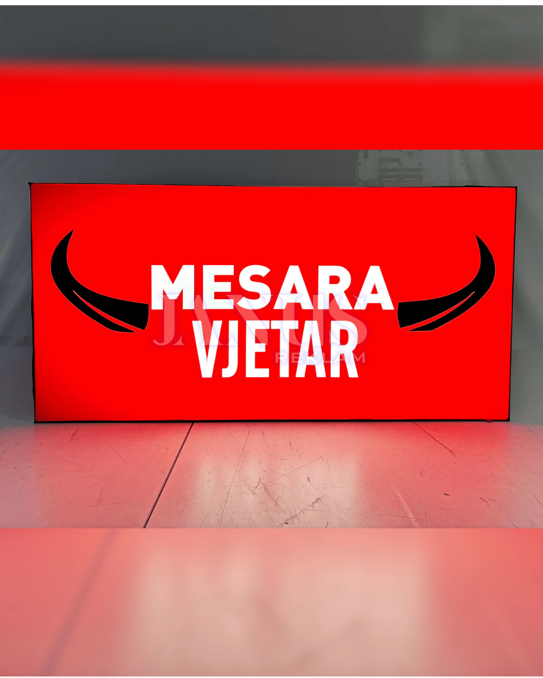 Lightbox - Çift Taraflı 10cm Profil Dış Mekan - Uzun kenar ölçüsü 100 - 200 cm arası