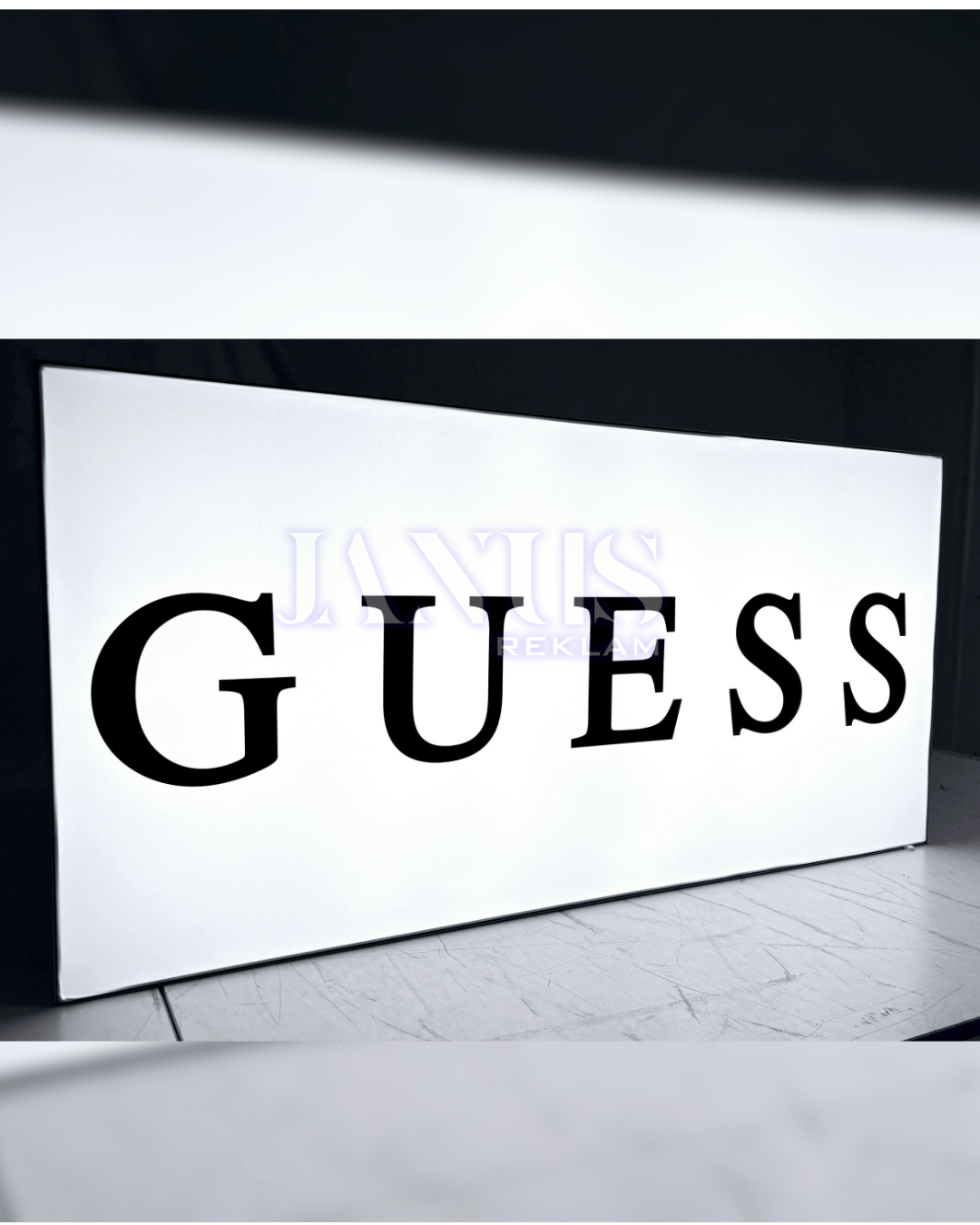 Lightbox - Çift Taraflı 10cm Profil İç Mekan - Uzun kenar ölçüsü 100 - 200 cm arası