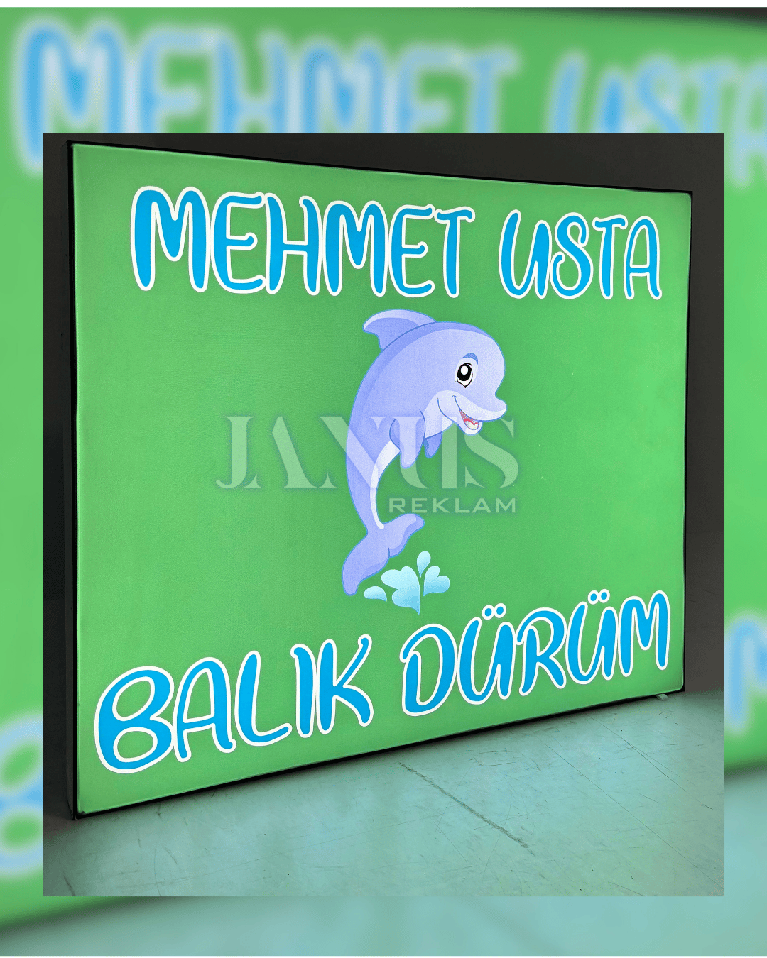 Lightbox - Çift Taraflı 10cm Profil İç Mekan - Uzun kenar ölçüsü 300 - 400 cm arası