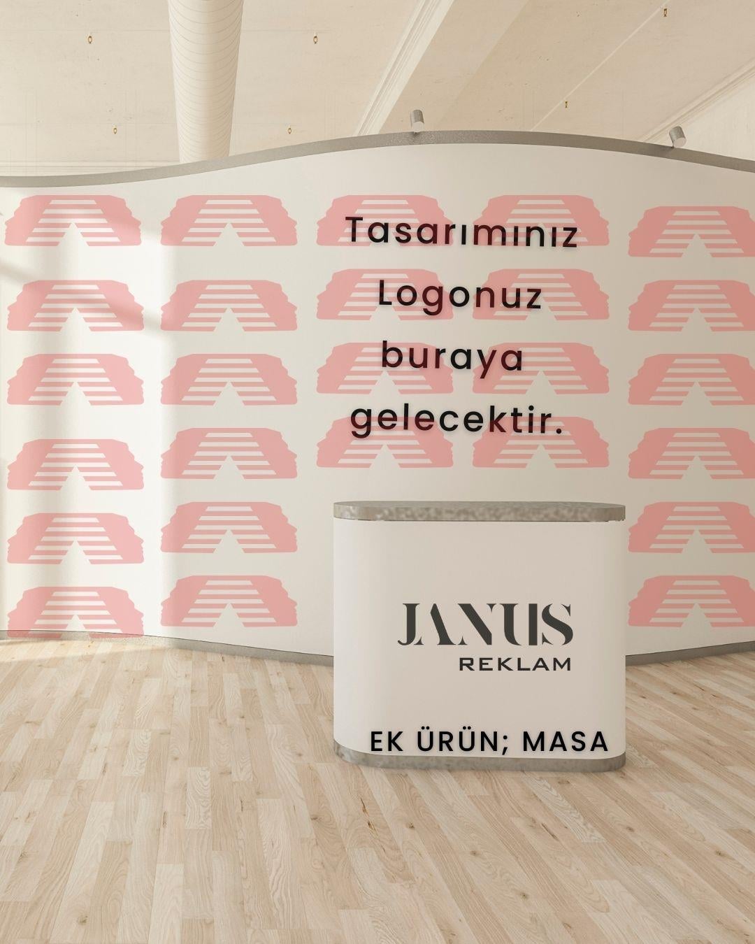 Oval Örümcek Stand 3x3 Panel, 227x230