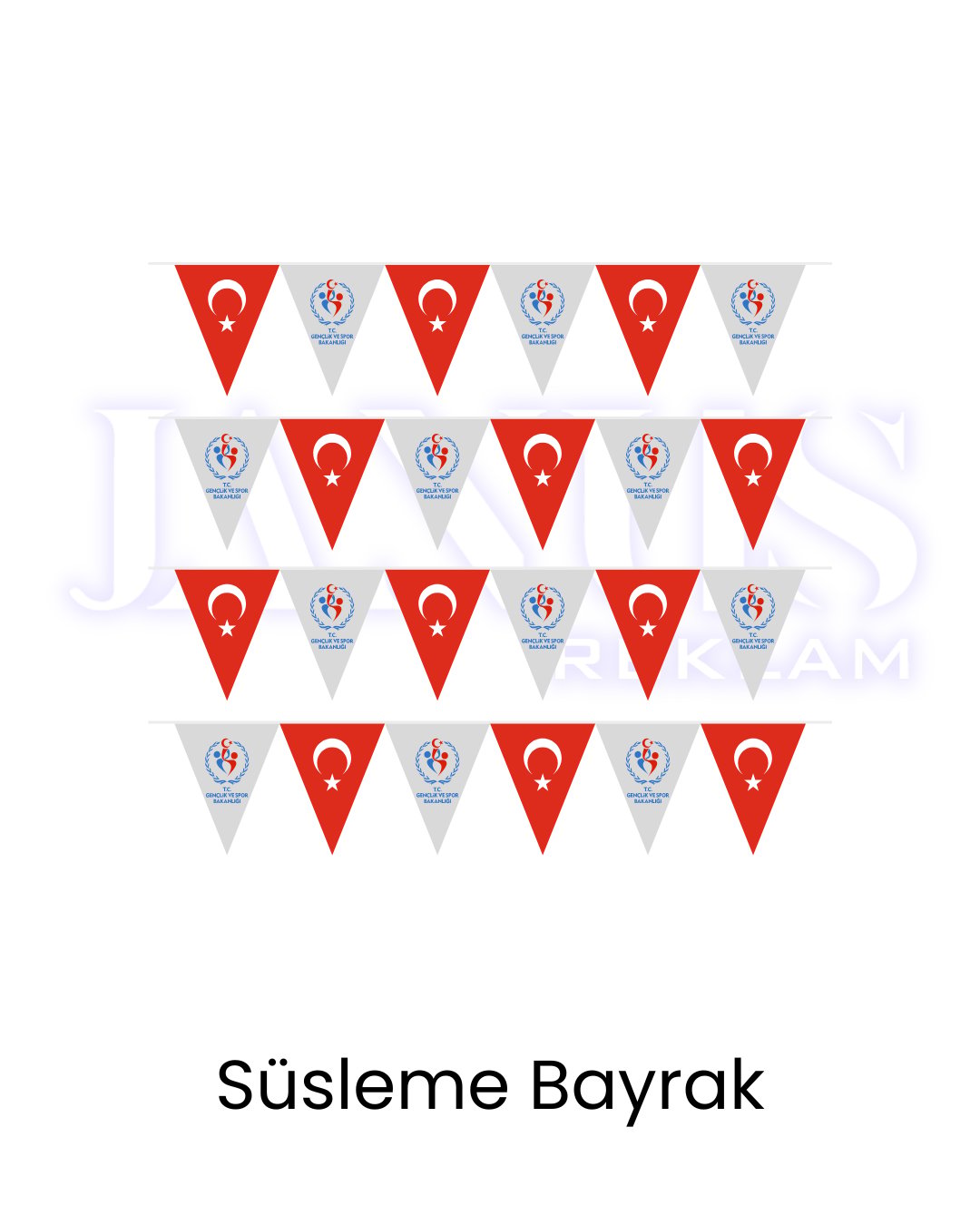 Süsleme Bayrak Üçgen