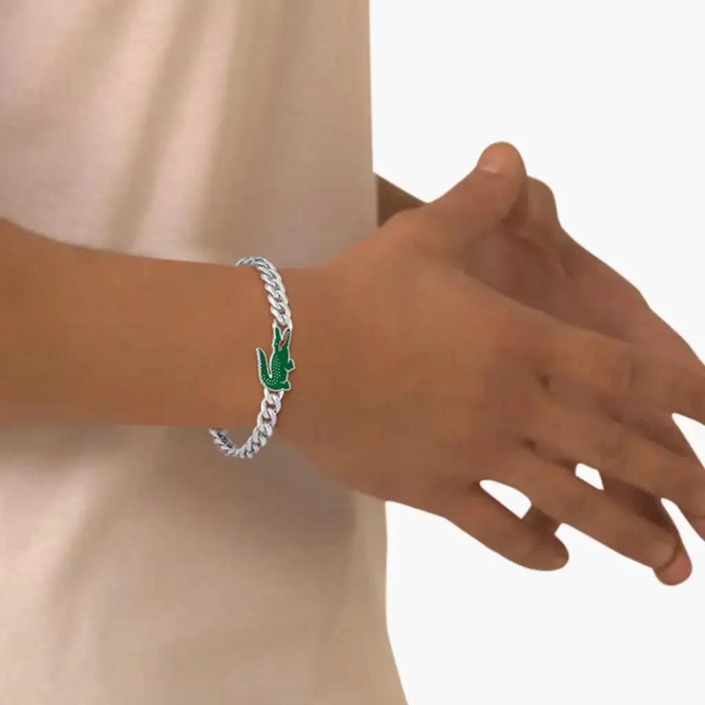 LACOSTE LACJ2040226 ERKEK ÇELİK BİLEKLİK