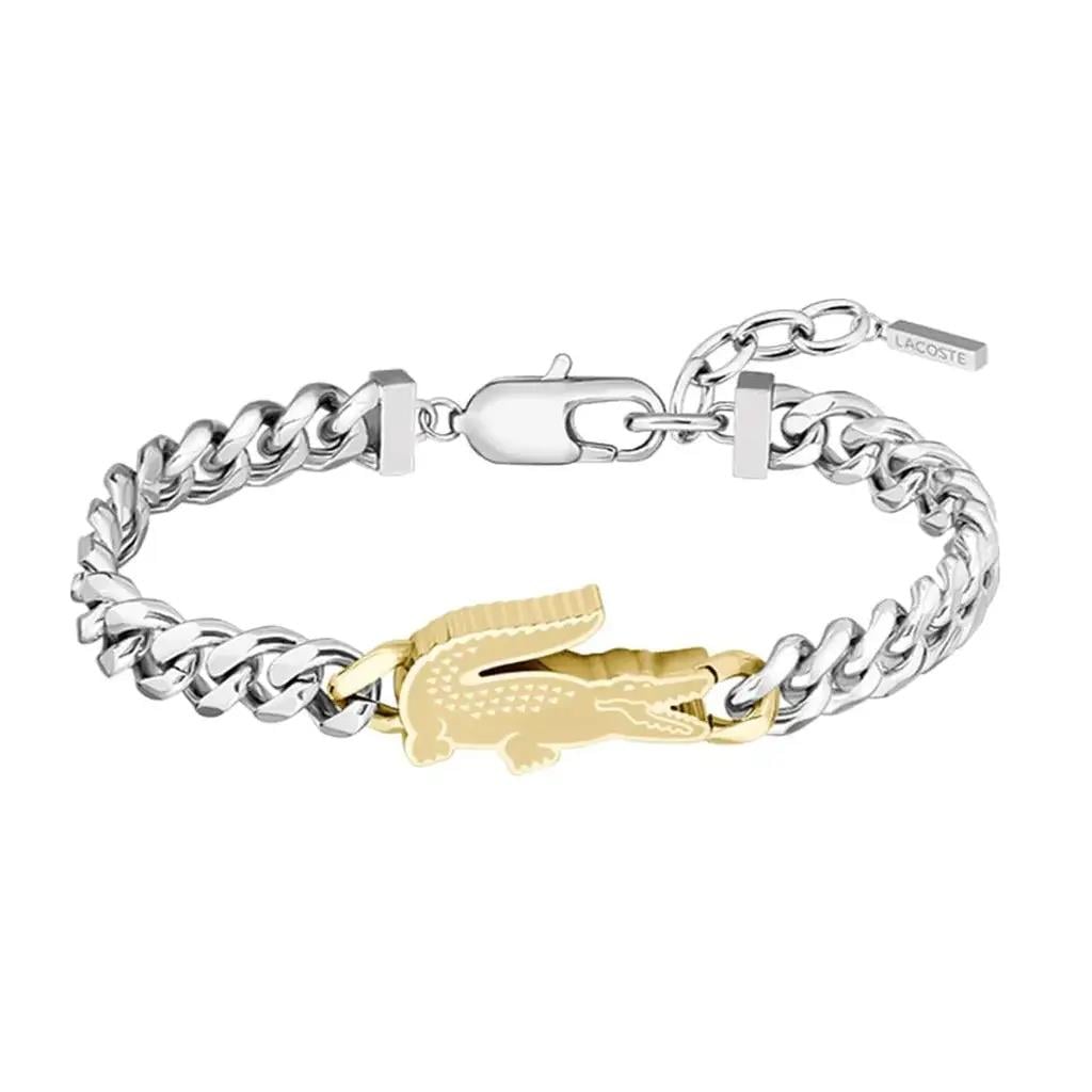 LACOSTE LACJ2040552 ERKEK ÇELİK BİLEKLİK