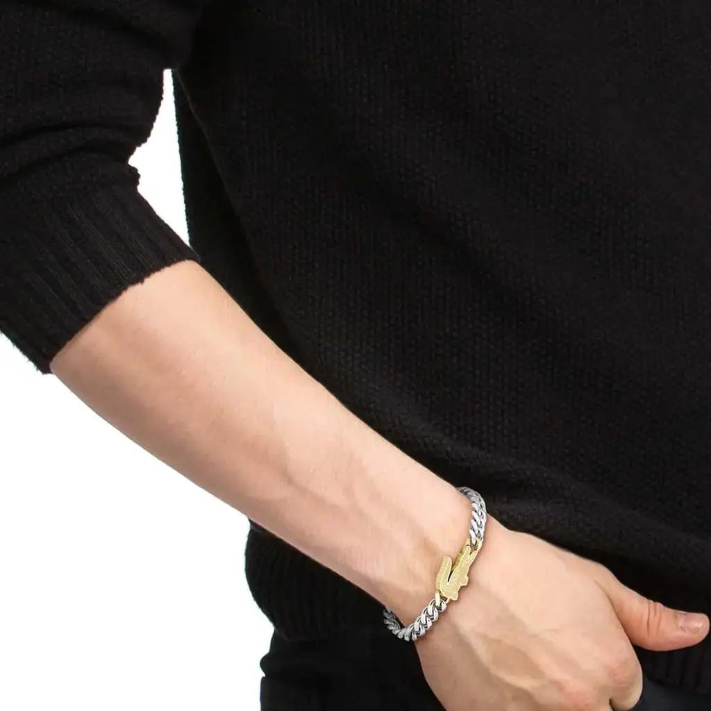 LACOSTE LACJ2040552 ERKEK ÇELİK BİLEKLİK