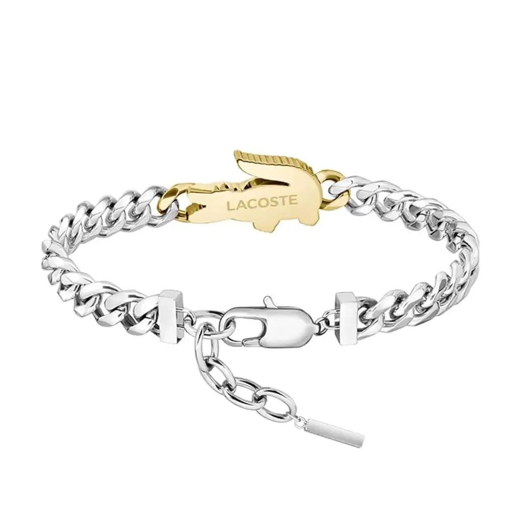 LACOSTE LACJ2040552 ERKEK ÇELİK BİLEKLİK