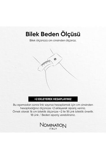 NOMİNATİON ITALY COMPOSABLE KLASİK PASLANMAZ ÇELİK BİLEKLİK GÜMÜŞ RENGİ VE 18K ALTIN K HARFİ