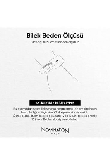NOMİNATİON ITALY COMPOSABLE KLASİK PASLANMAZ ÇELİK BİLEKLİK GÜMÜŞ RENGİ VE 18K ALTIN H HARFİ