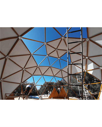 AHŞAP DOME ÇADIR