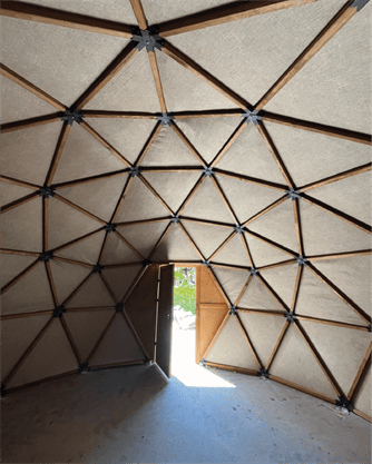 AHŞAP DOME ÇADIR