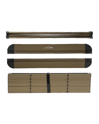Alüminyum Büyük Masa + 2 Fırat Sandalye Set