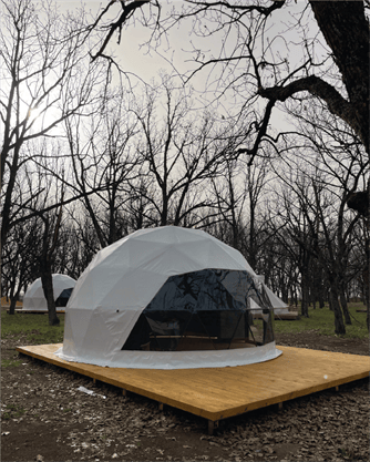 DOME ÇADIR KONAKLAMA - 2 GÜN KİRALAMA BEDELİ (KAHVALTI DAHİL)