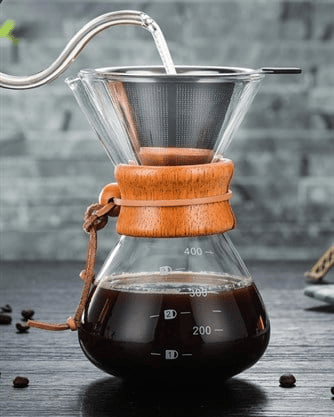 FİLTRE KAHVE CAM SET 400 ML