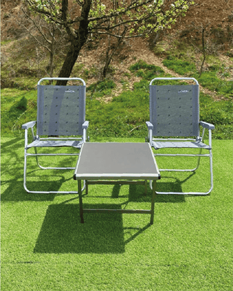 KÜÇÜK MDF +2 PLAJ SANDALYE SET