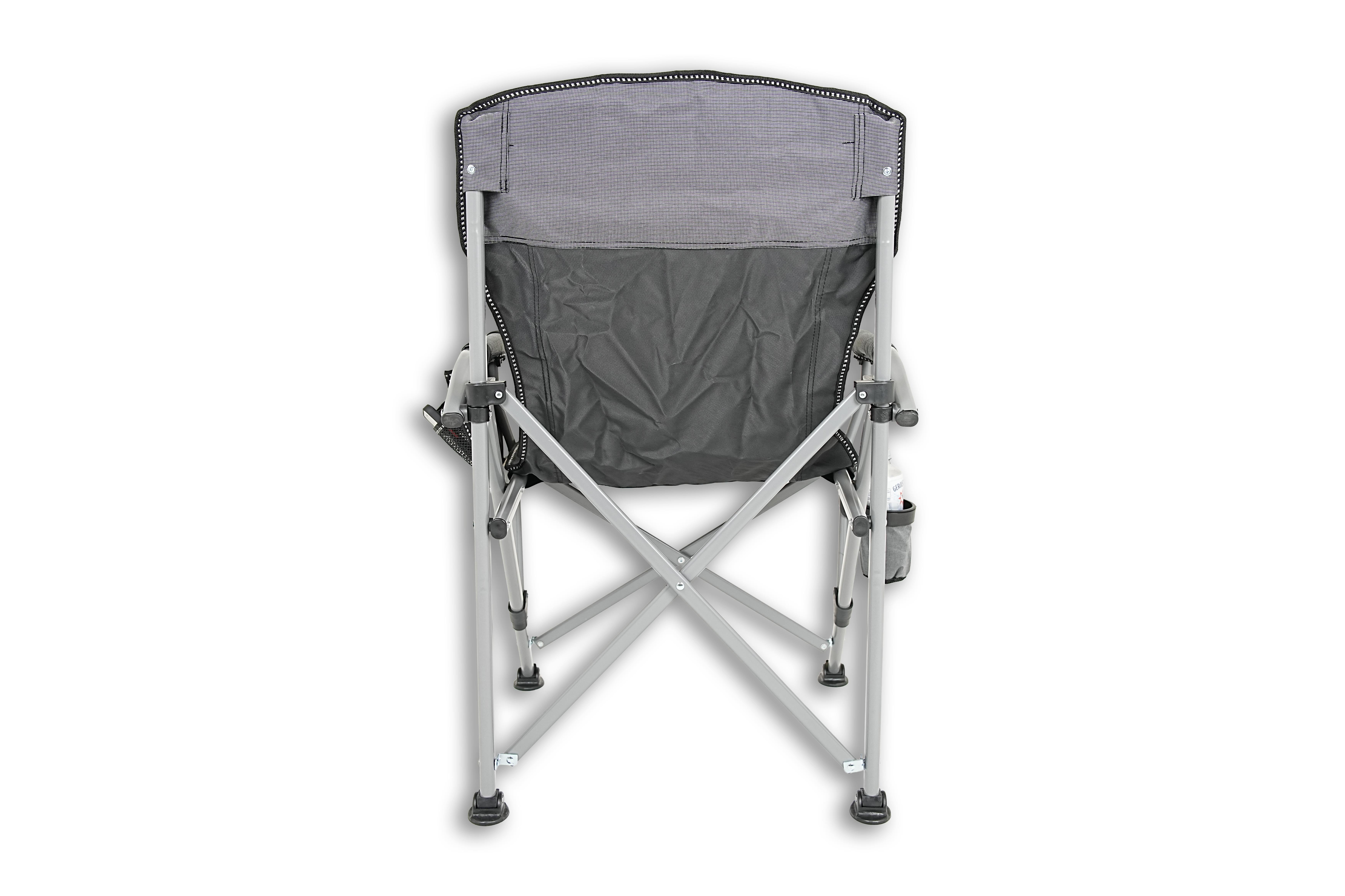 Mycamp Premium Comfort Katlanır Doğa ve Kamp Sandalyesi Gri Taşıma Çantalı
