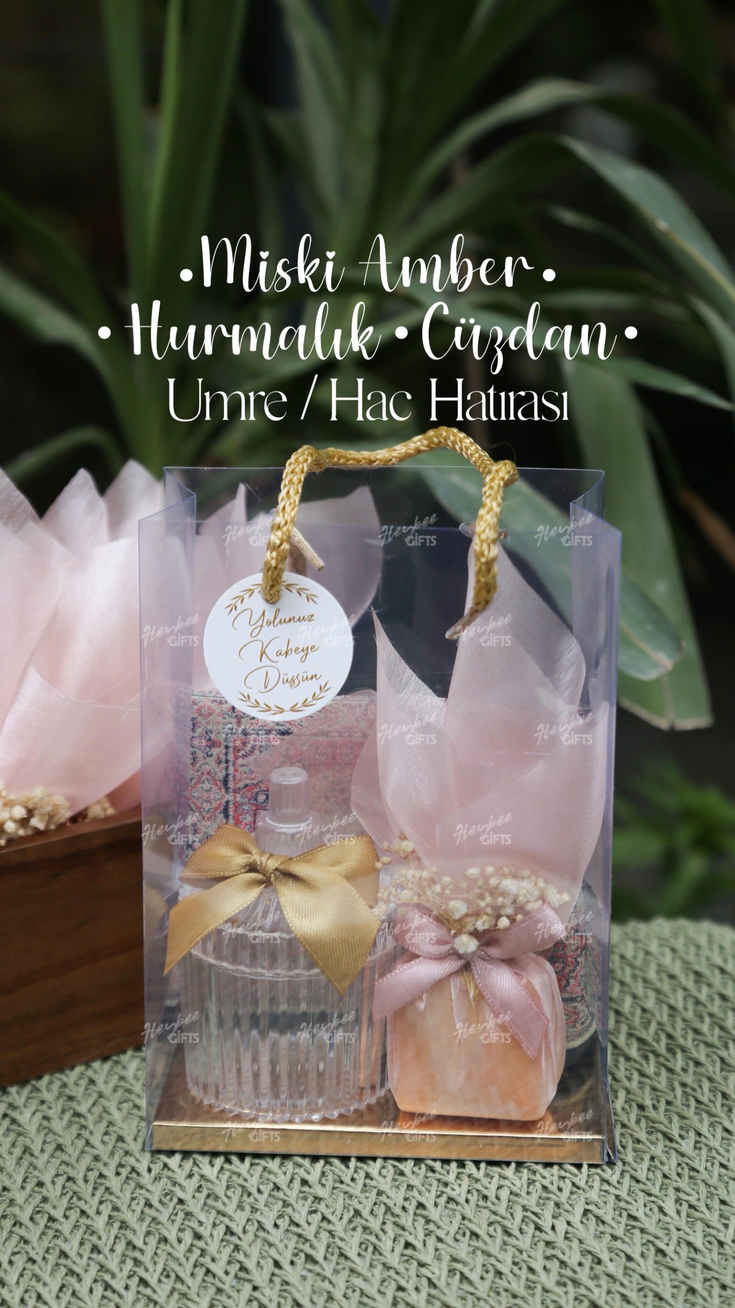 Miski Amber Hurmalık Cüzdan Set