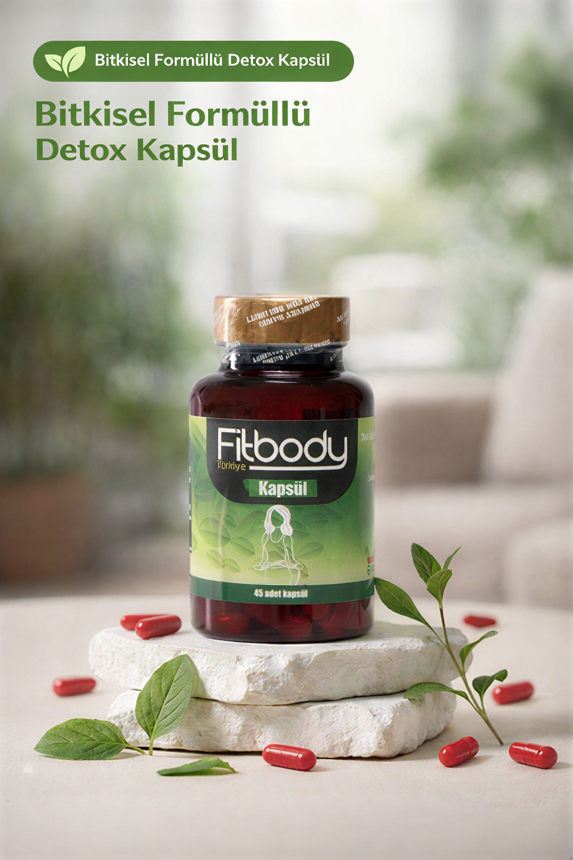  Bitkisel Formüllü Detox Kapsül