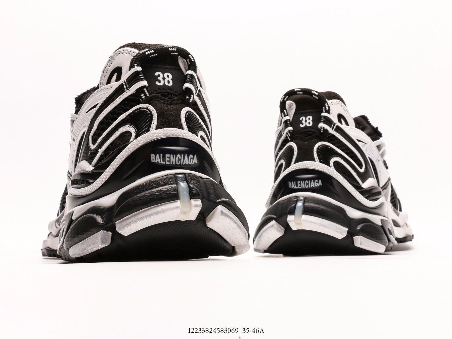 Balenciaga Runner 7.0 – Vintage Distressed Black Sneakers Balenciaga