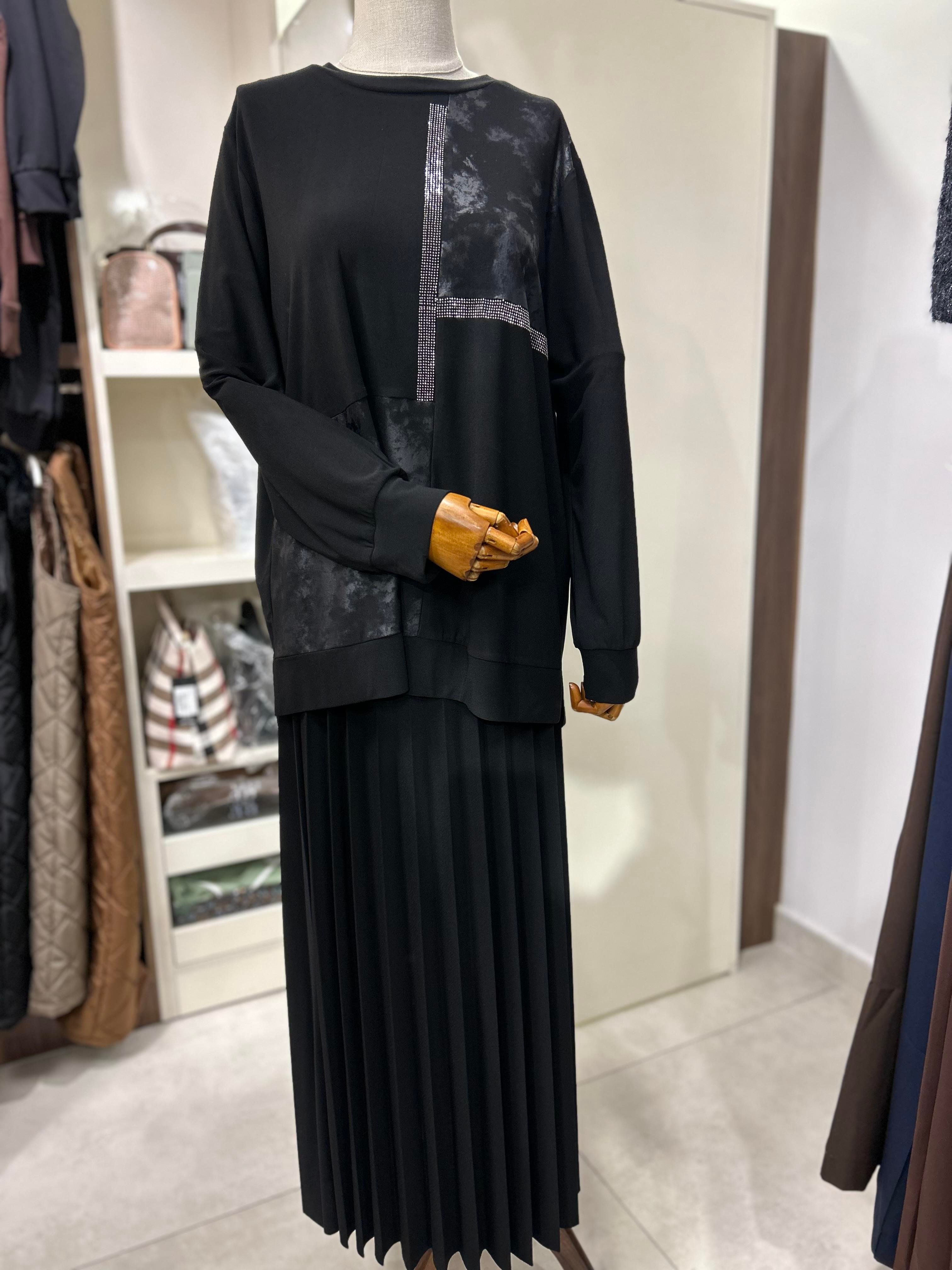 CLEMENCE ÖRME KREP TAKIM-1289