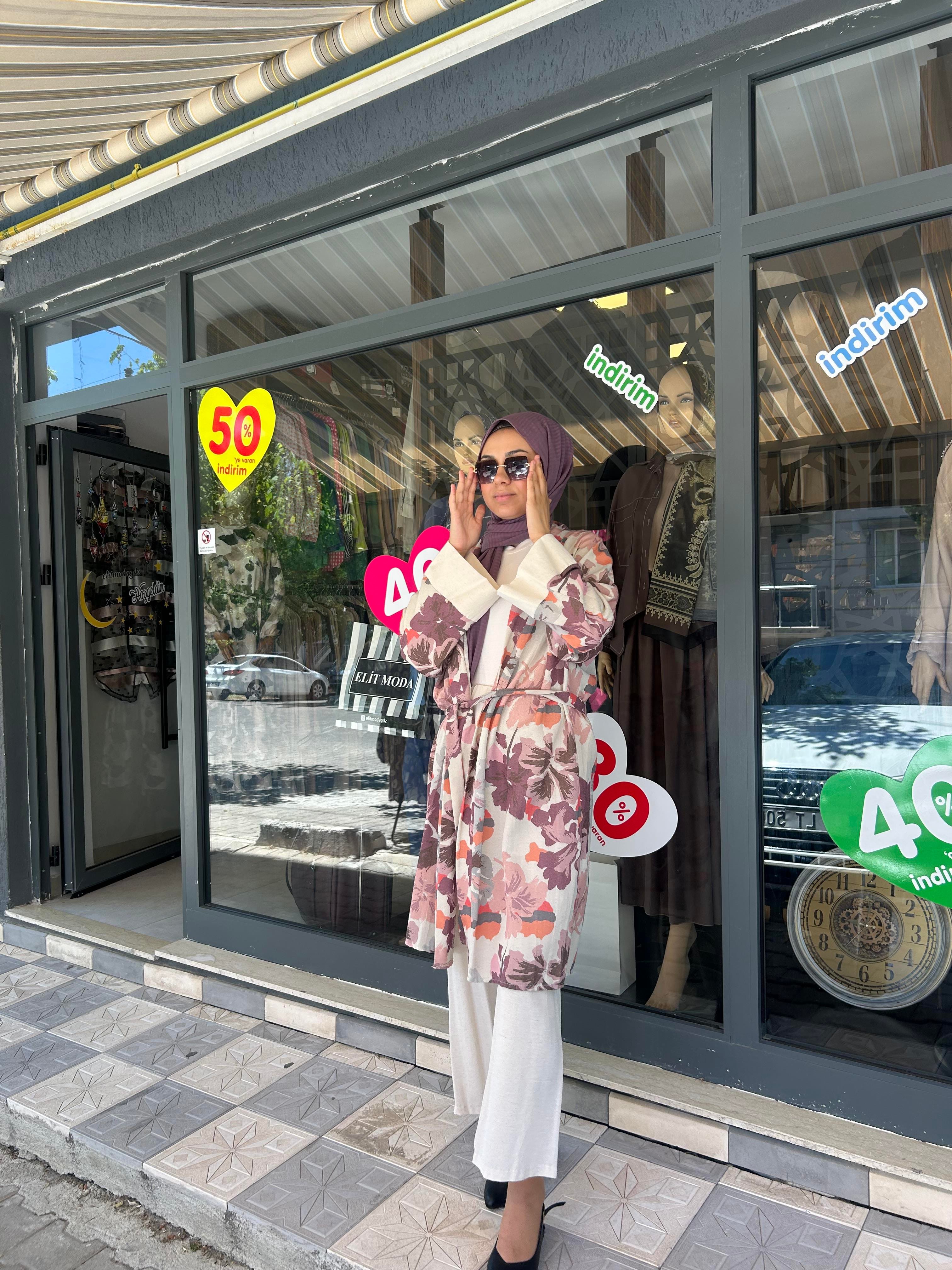 LİNE KİMONO TAKIM-2434