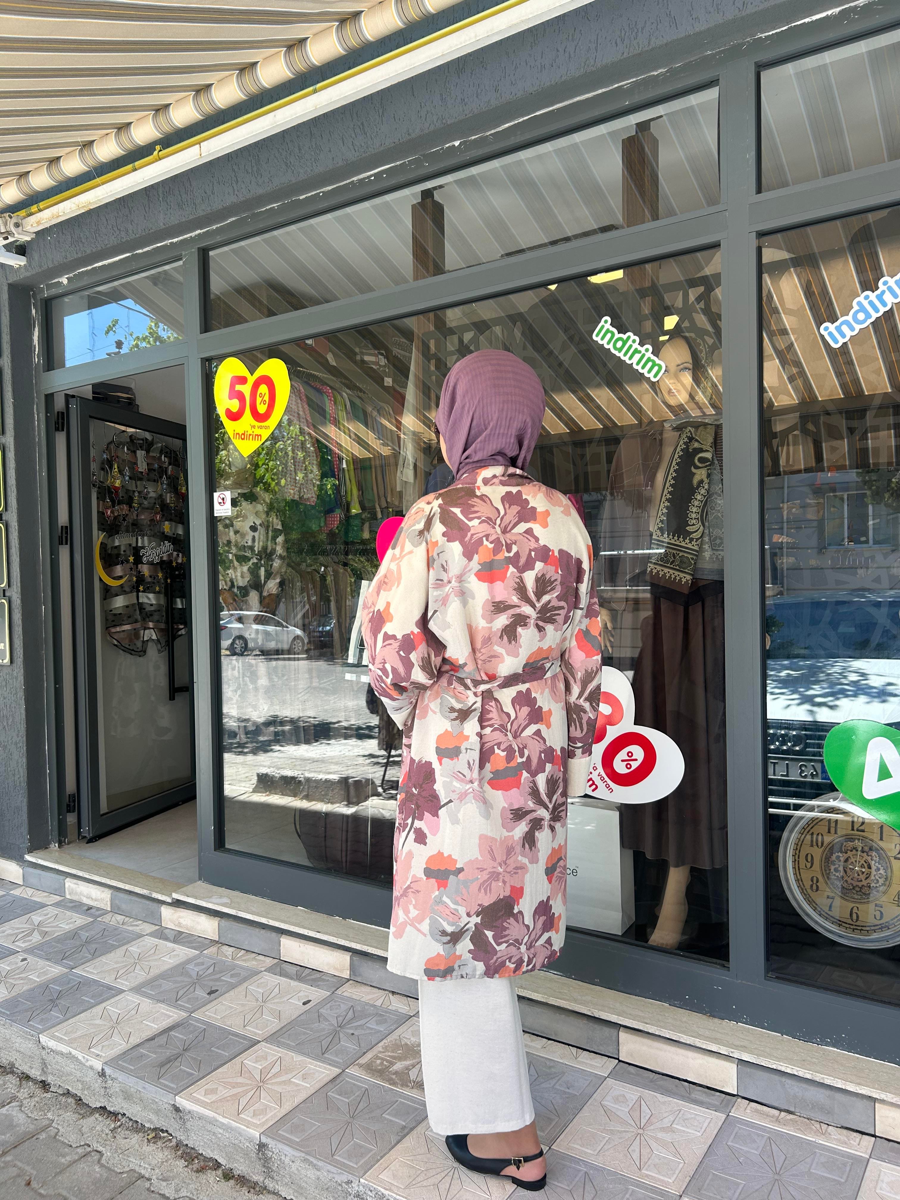 LİNE KİMONO TAKIM-2434
