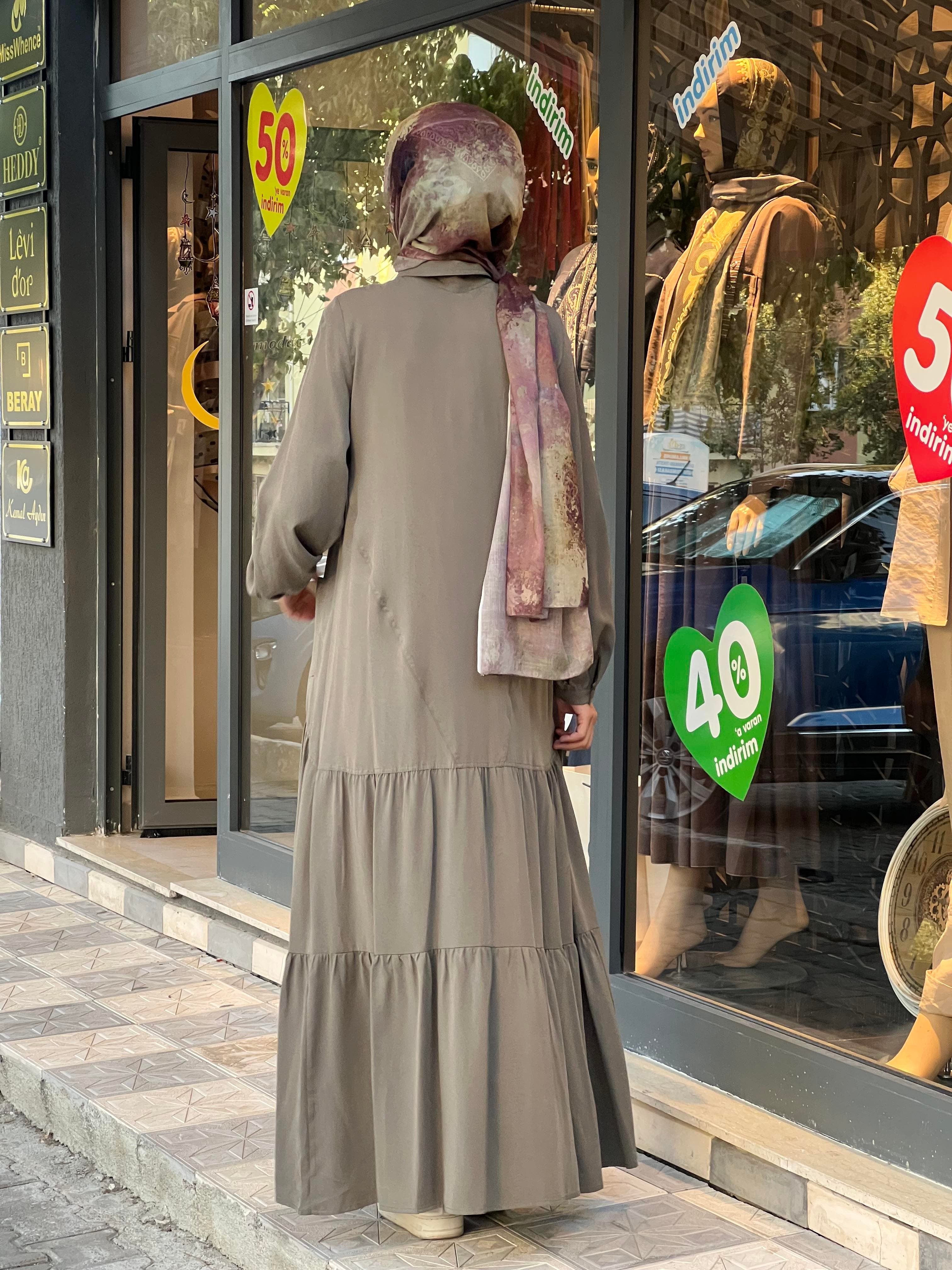 NURCAN ÇETİN ELBİSE 25135