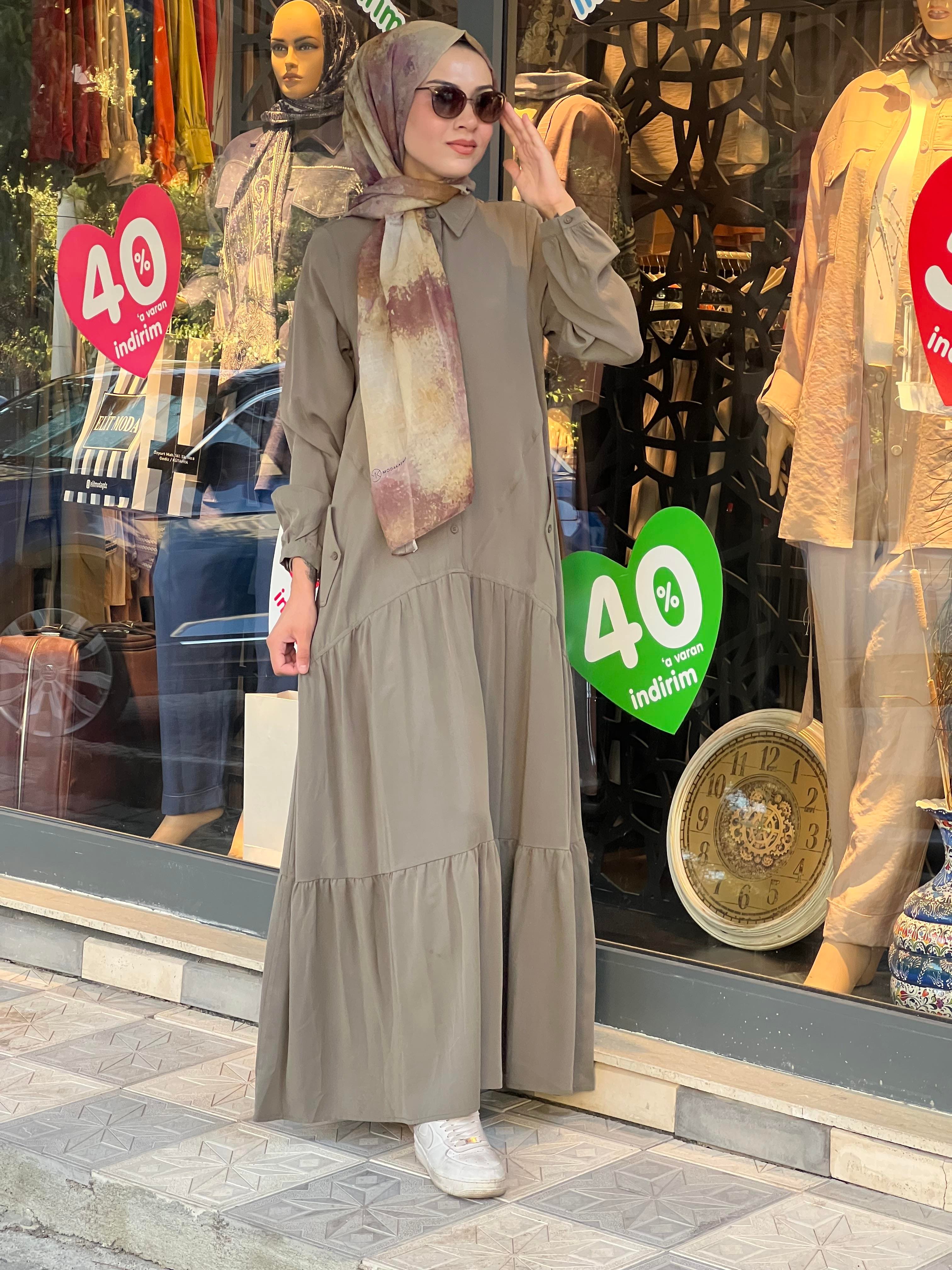 NURCAN ÇETİN ELBİSE 25135