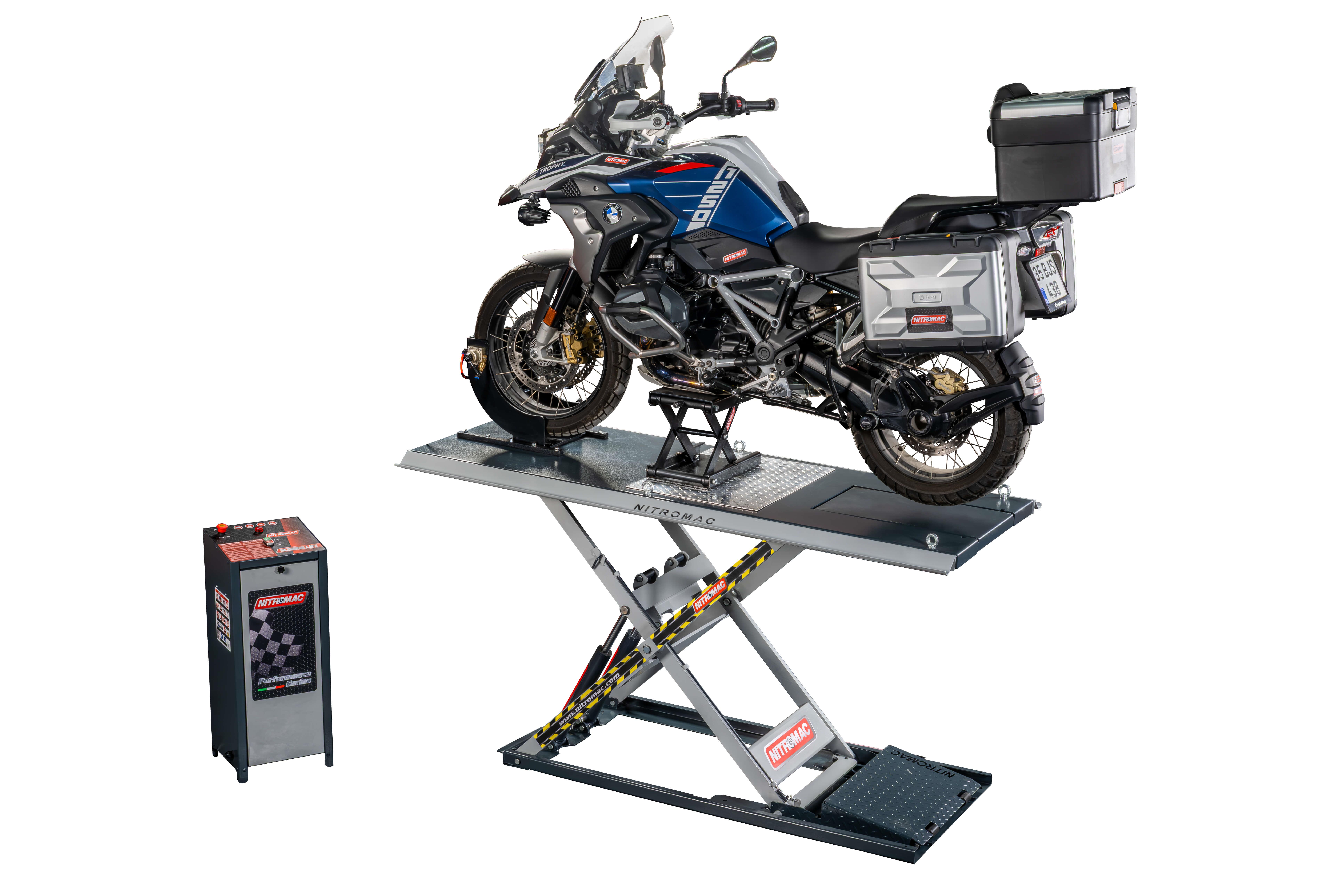SS1000PRO-Havalı Ön Lastik Kilitli Motosiklet Lifti