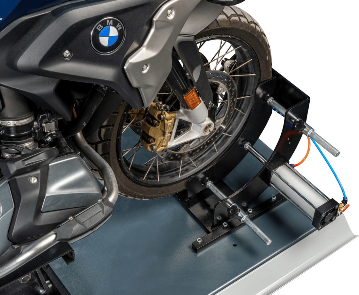 SS1000PRO-Havalı Ön Lastik Kilitli Motosiklet Lifti