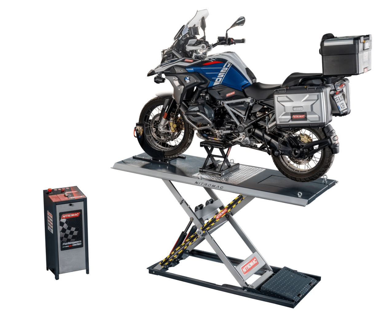 SS1000PRO-Havalı Ön Lastik Kilitli Motosiklet Lifti