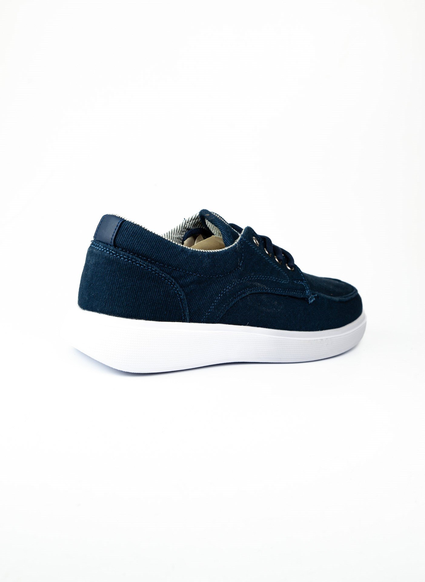 Babalı 023 Dakır's Mavi Keten Erkek Sneaker Ayakkabı 