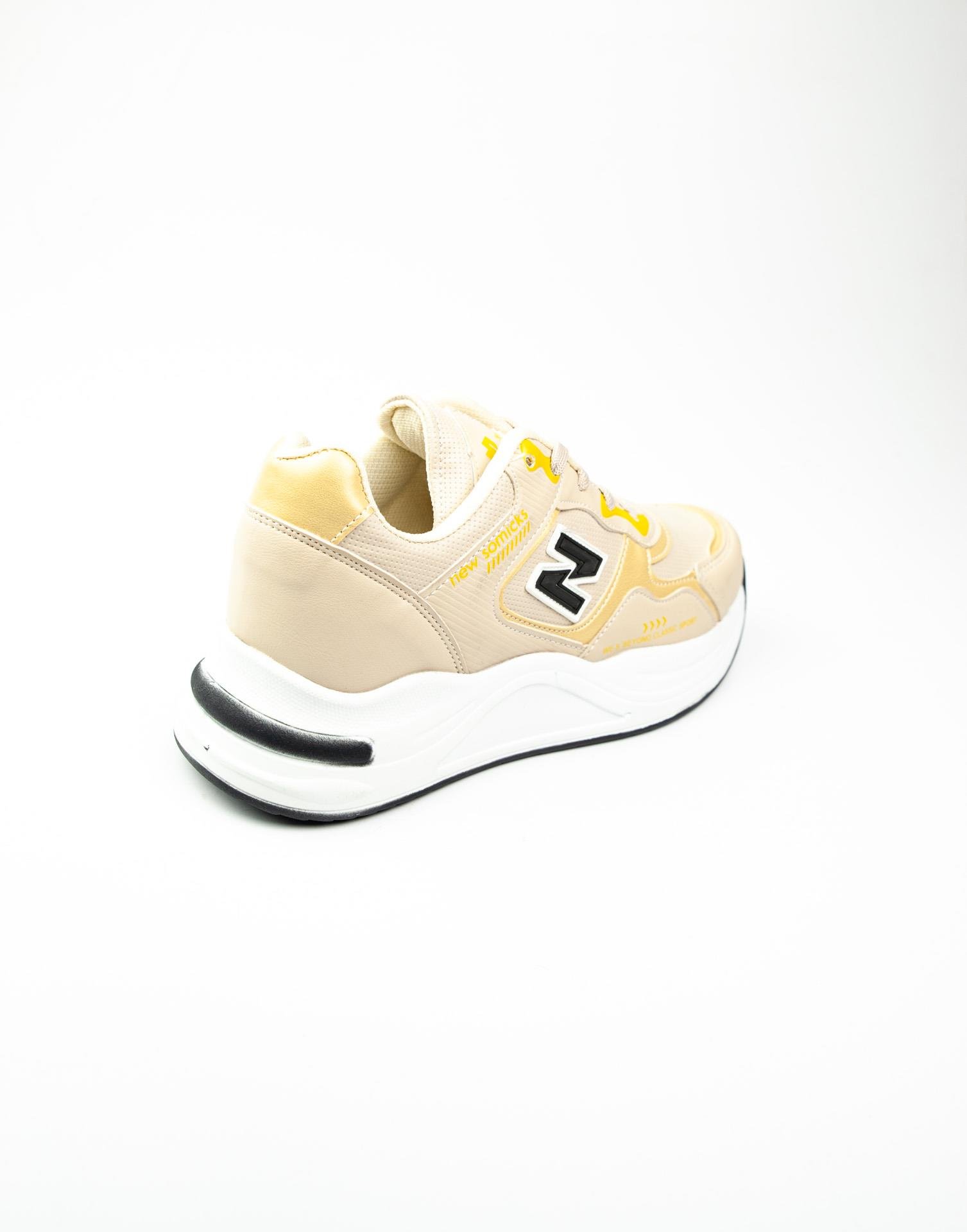 Babalı 110 Somicks Unisex Spor Ayakkabı Krem