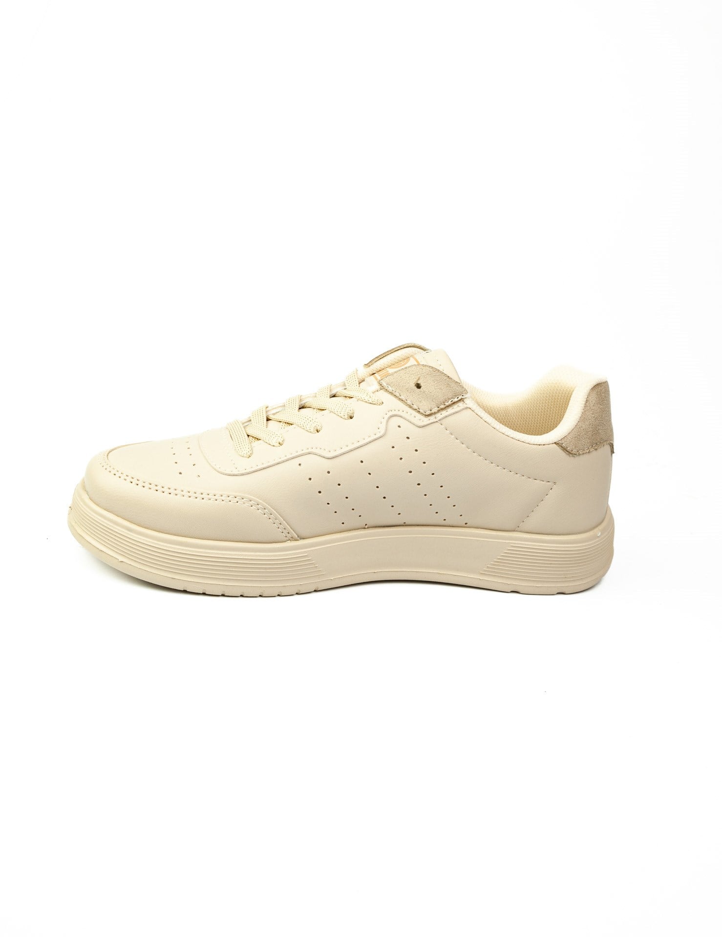Babalı 158 Darkstep Krem Kadın Sneaker 