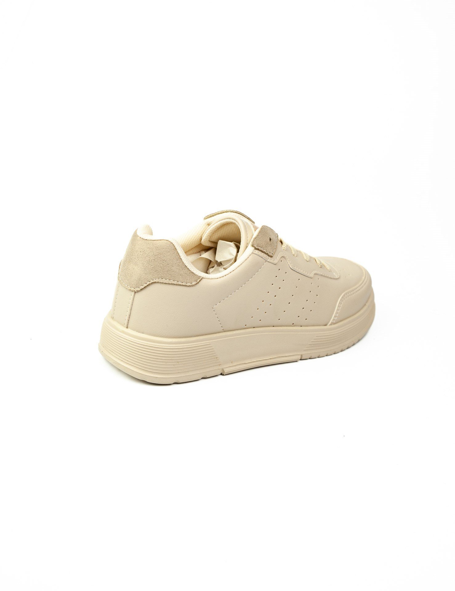 Babalı 158 Darkstep Krem Kadın Sneaker 