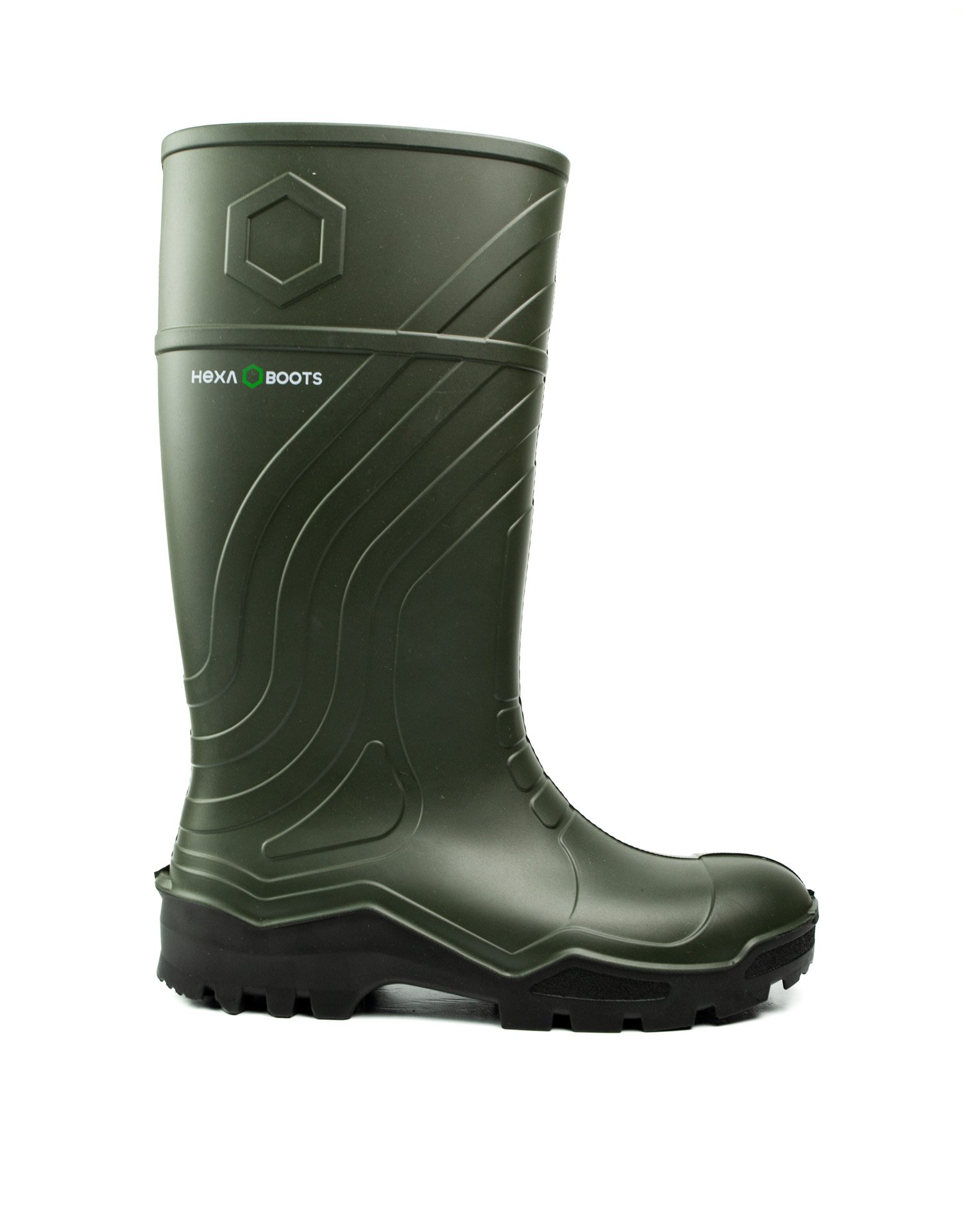 Babalı Hexa Boots 9000 Erkek Polyüretan Uzun Çizme Haki