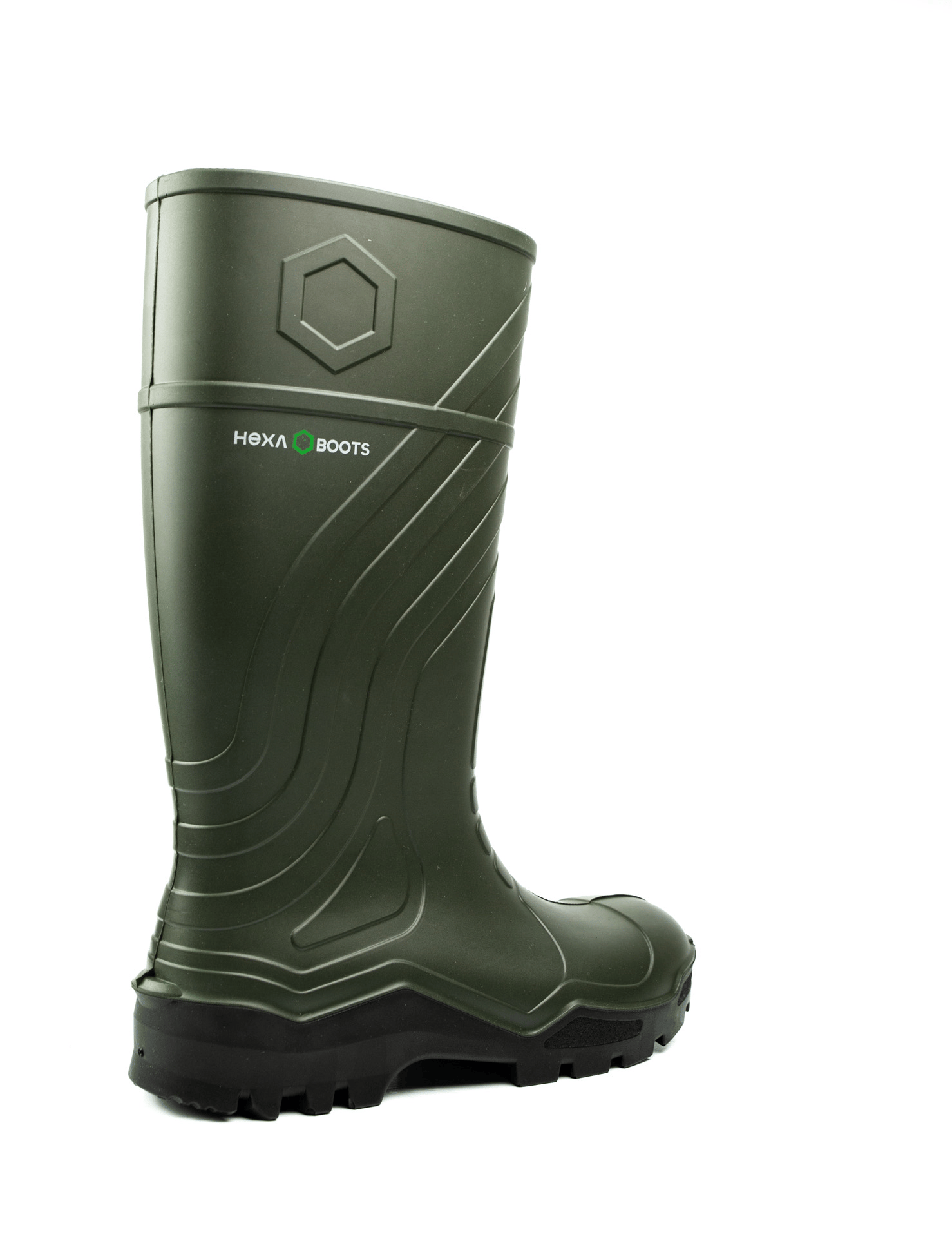 Babalı Hexa Boots 9000 Erkek Polyüretan Uzun Çizme Haki